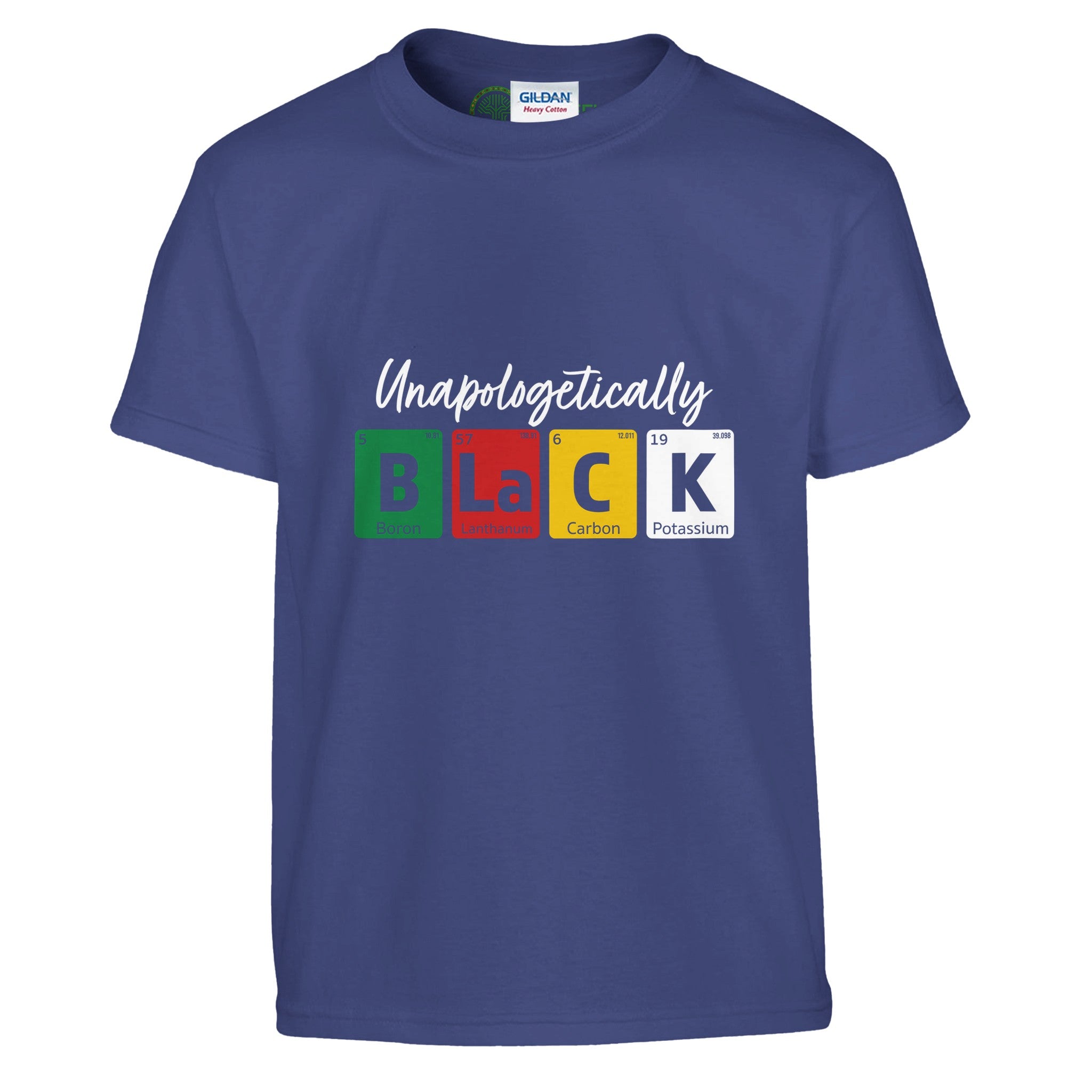 Unapologetically Black Prime Elements T-shirt For Kids - Prideful Roots