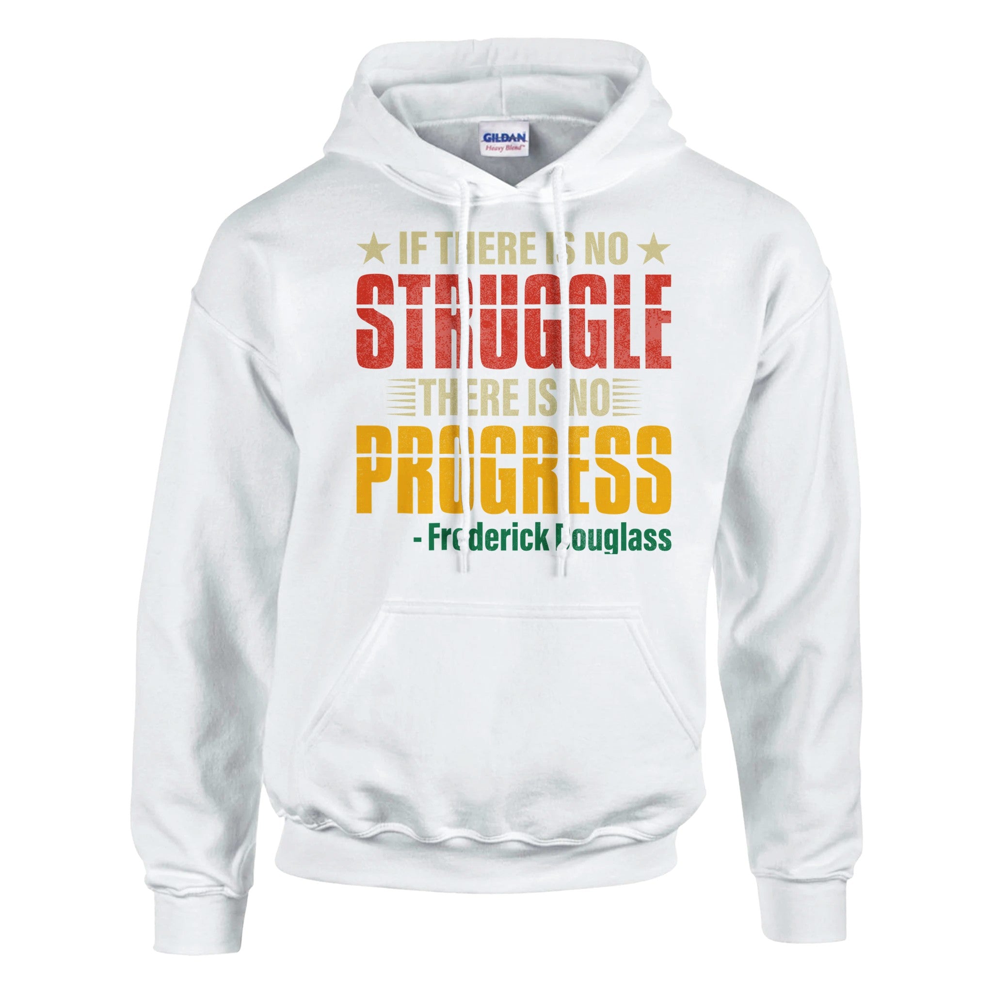 No Struggle No Progress Frederick Douglass Hoodie For Men & Women - Prideful Roots