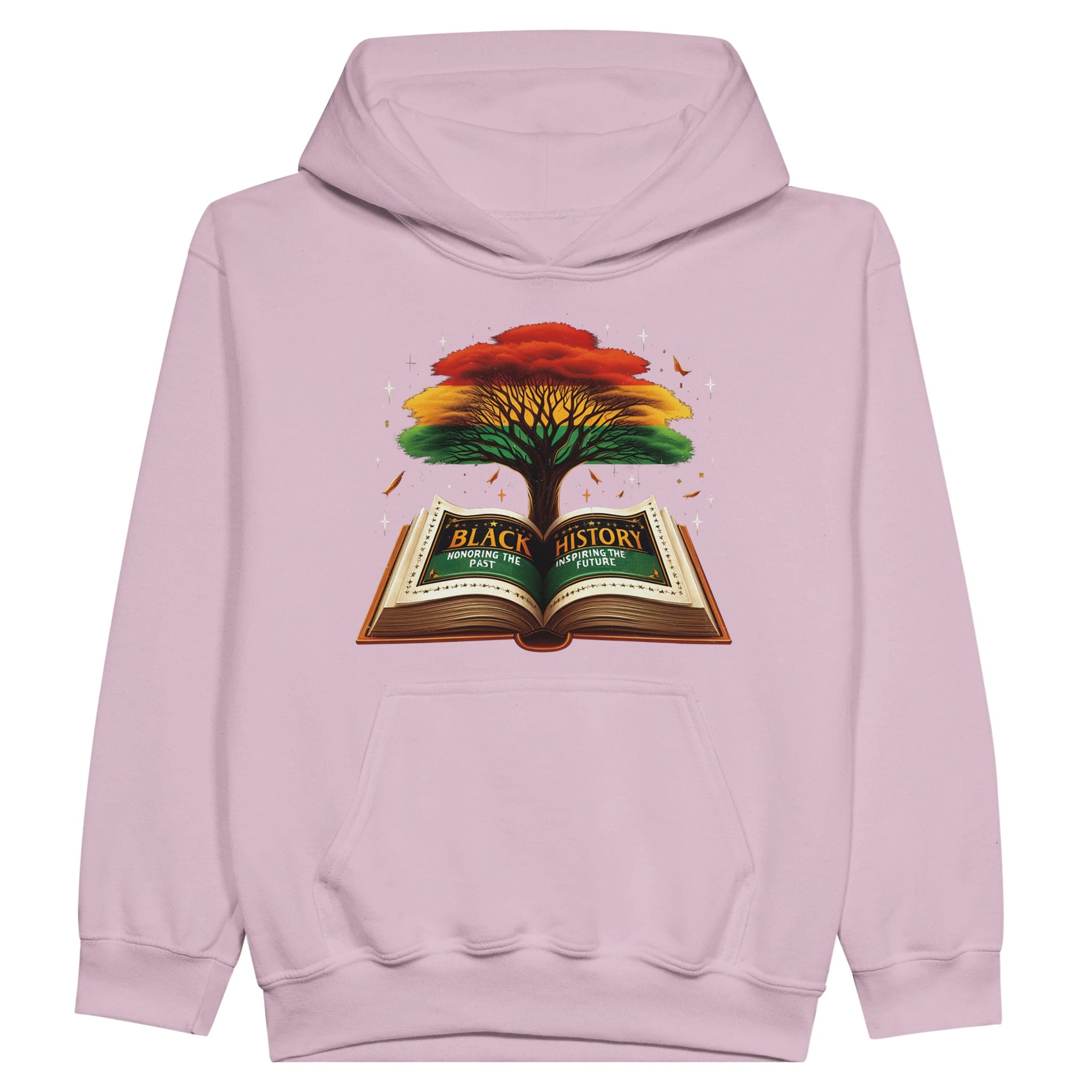 Black History Book & Tree Hoodie For Kids - Prideful Roots