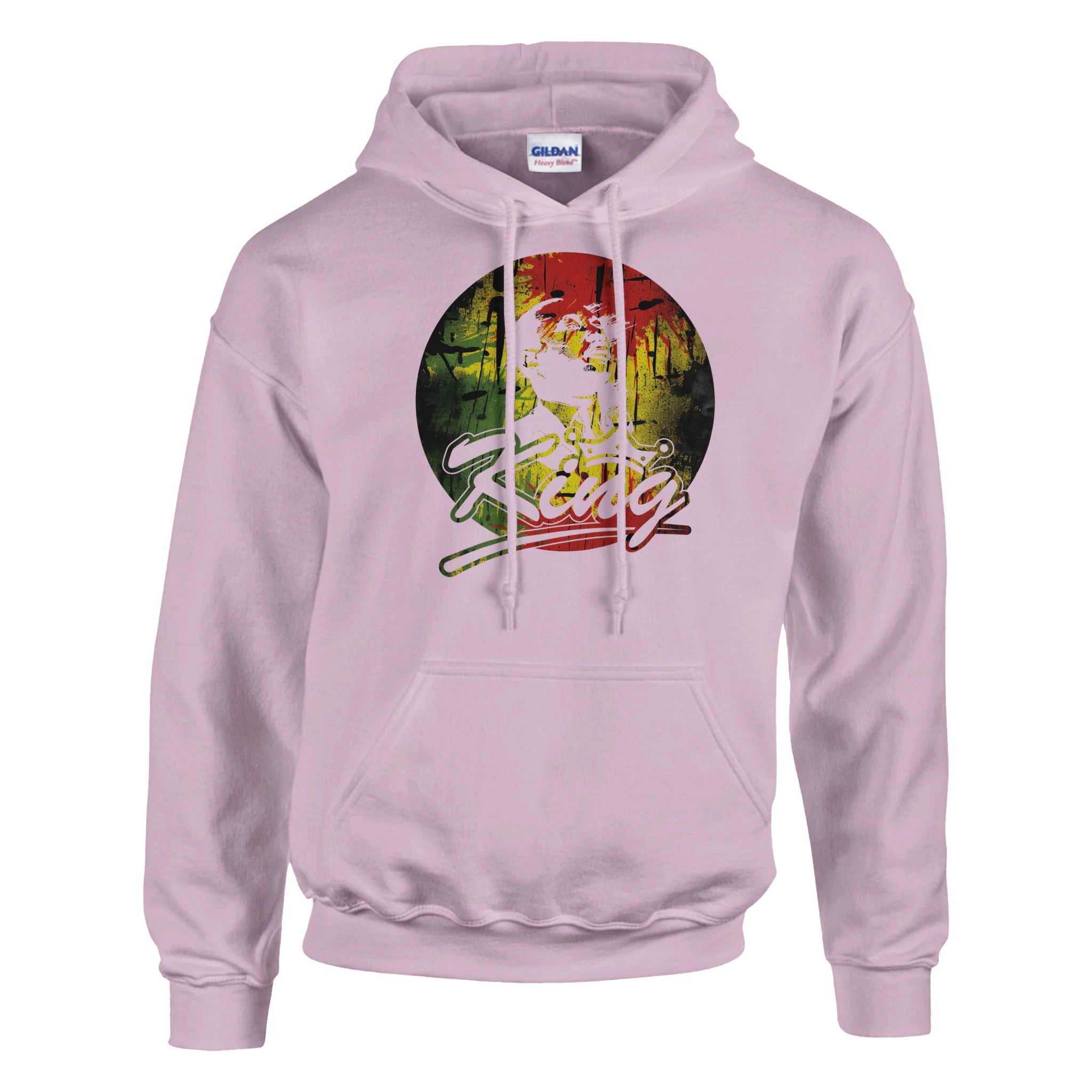 King Legacy Bold Rasta | Black History Icon Hoodie For Men & Women - Prideful Roots