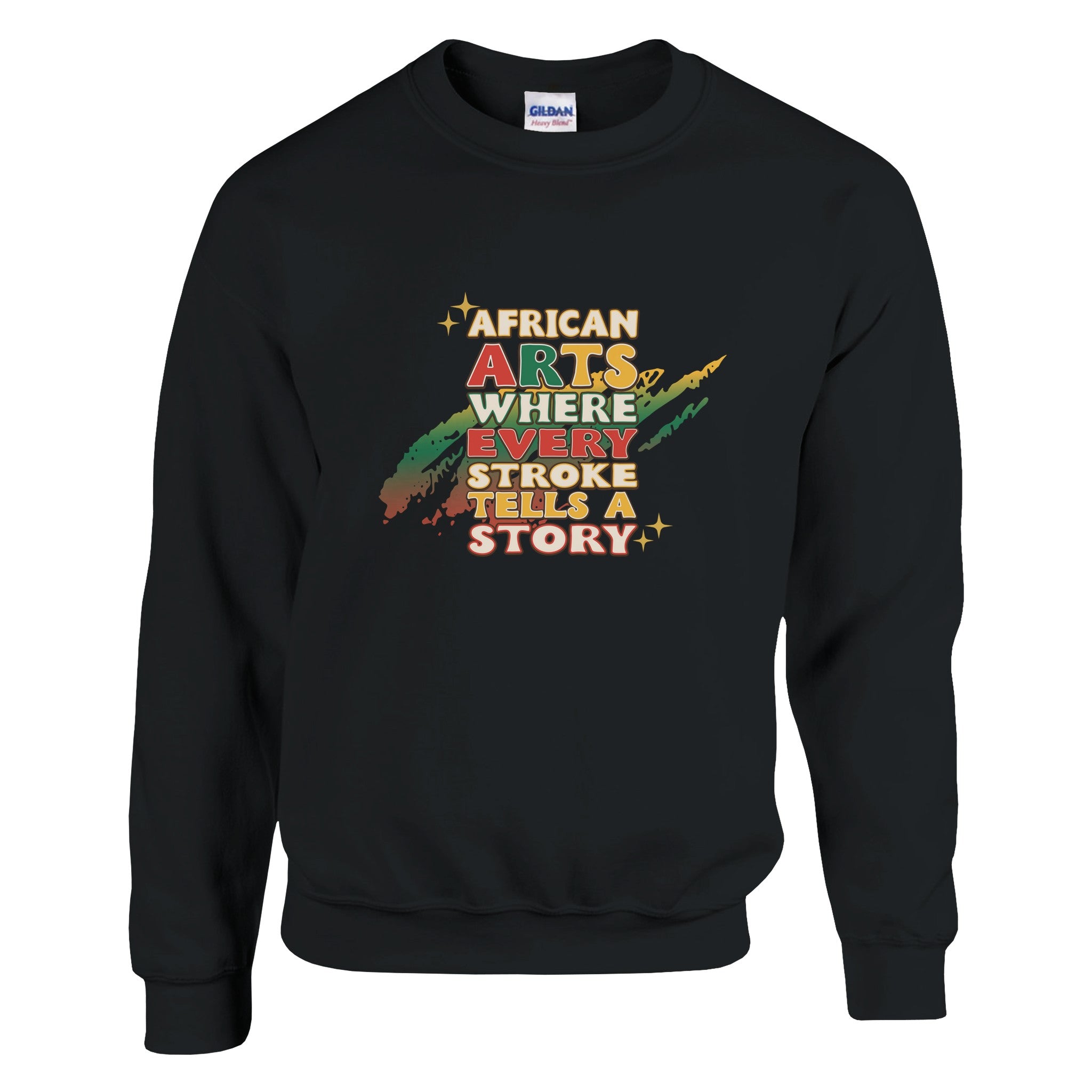 African Arts: Where Every Stroke Tells a Story Sweatshirt For Men & Women - Prideful Roots