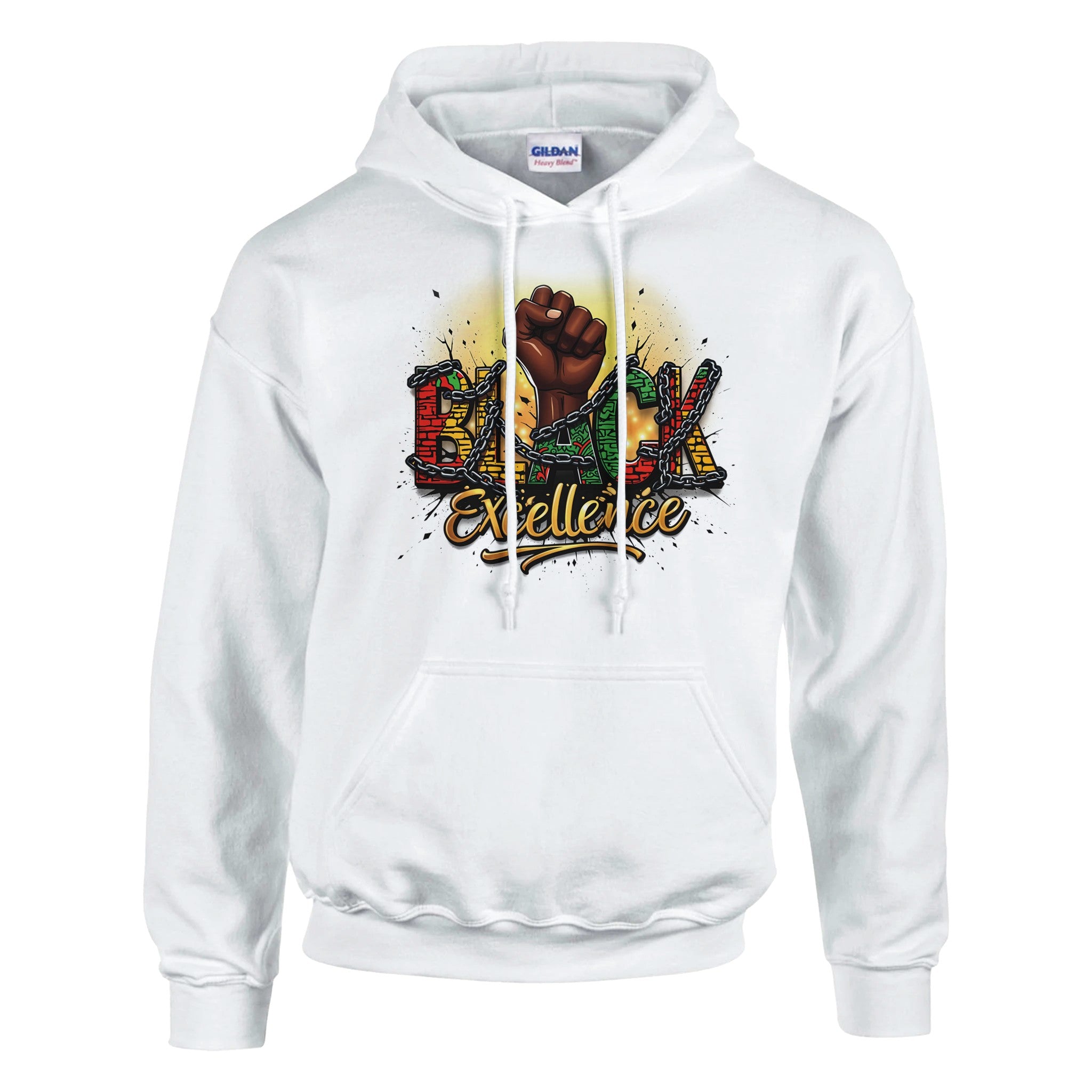 Black Excellence: Breaking Chains | Black History Month Hoodie For Men & Women - Prideful Roots