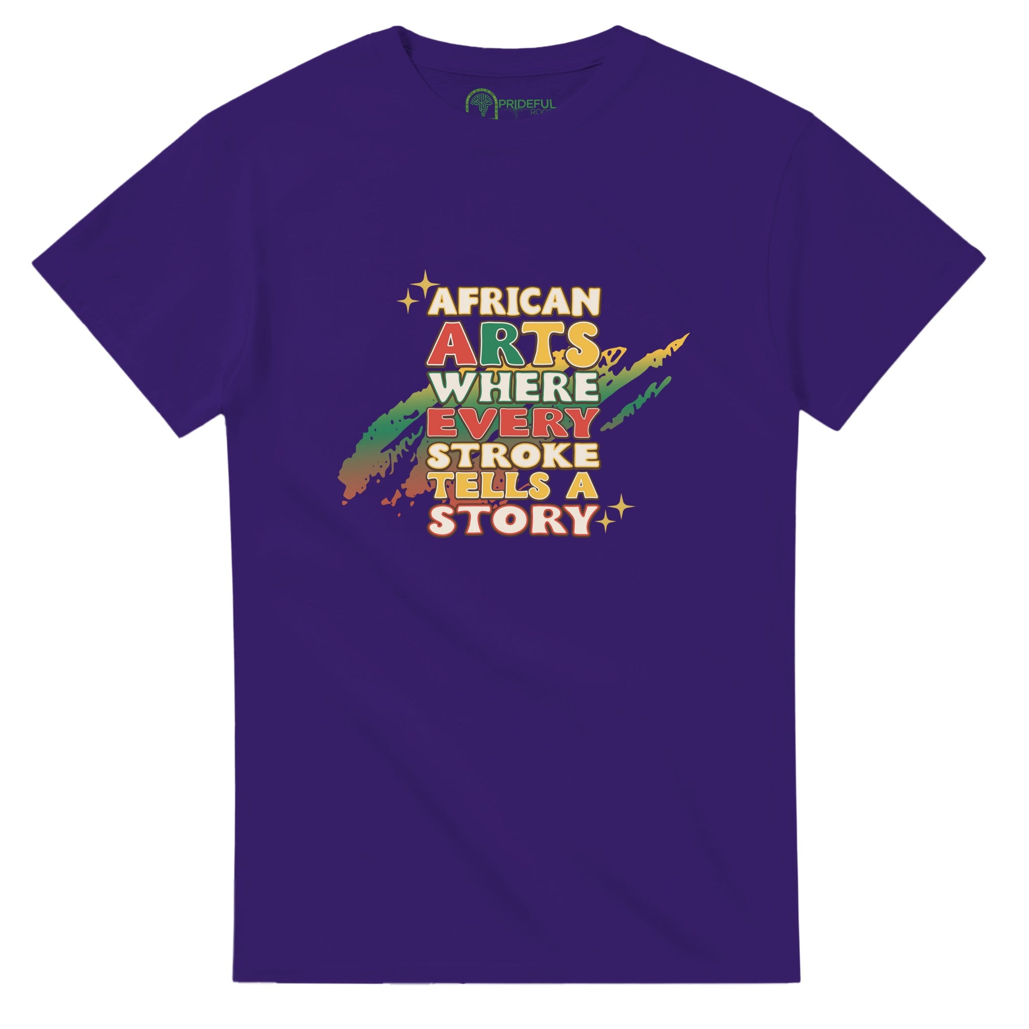 African Arts: Where Every Stroke Tells a Story T-shirt For Men & Women - Prideful Roots