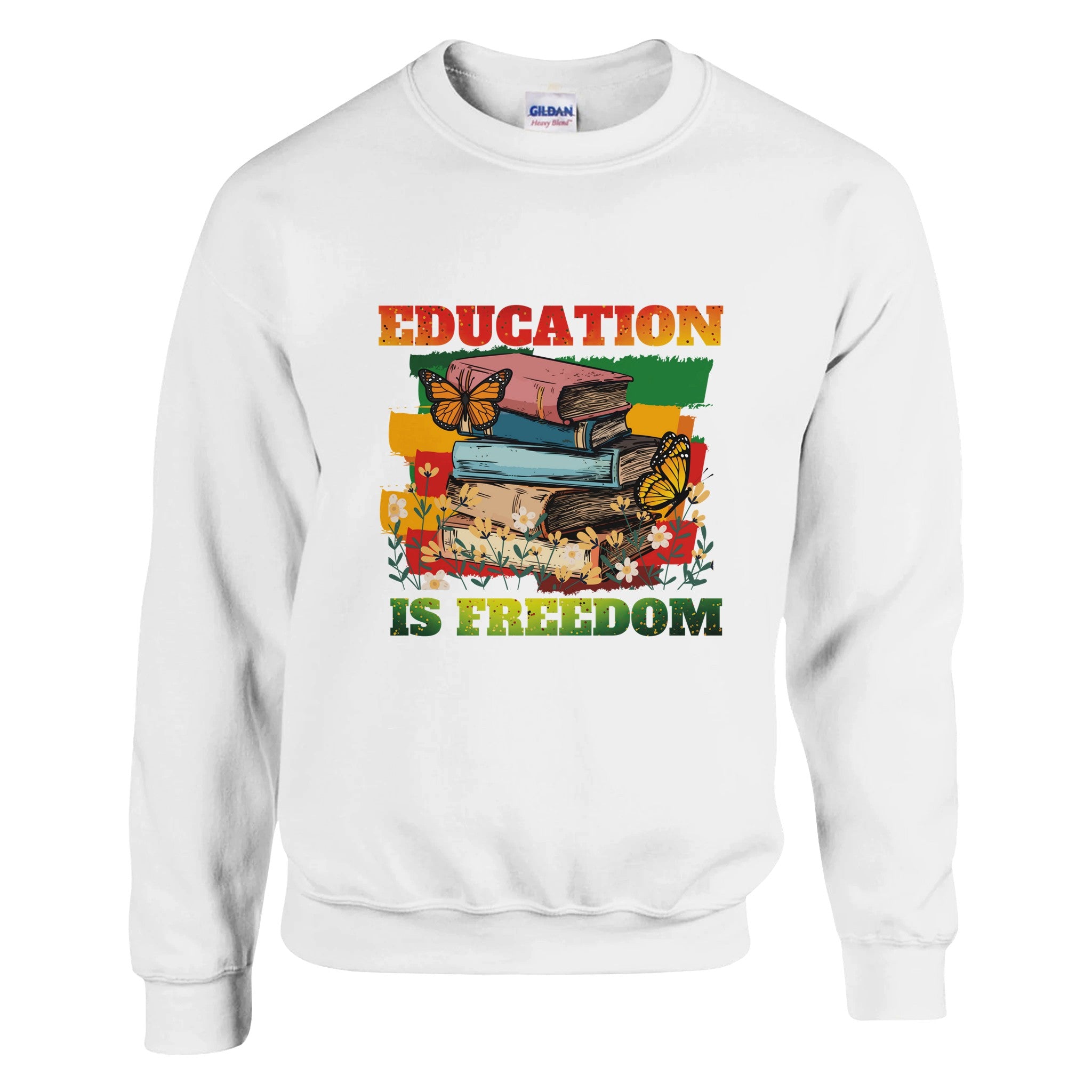 Education is Freedom | Black History Sweatshirt For Men & Women - Prideful Roots