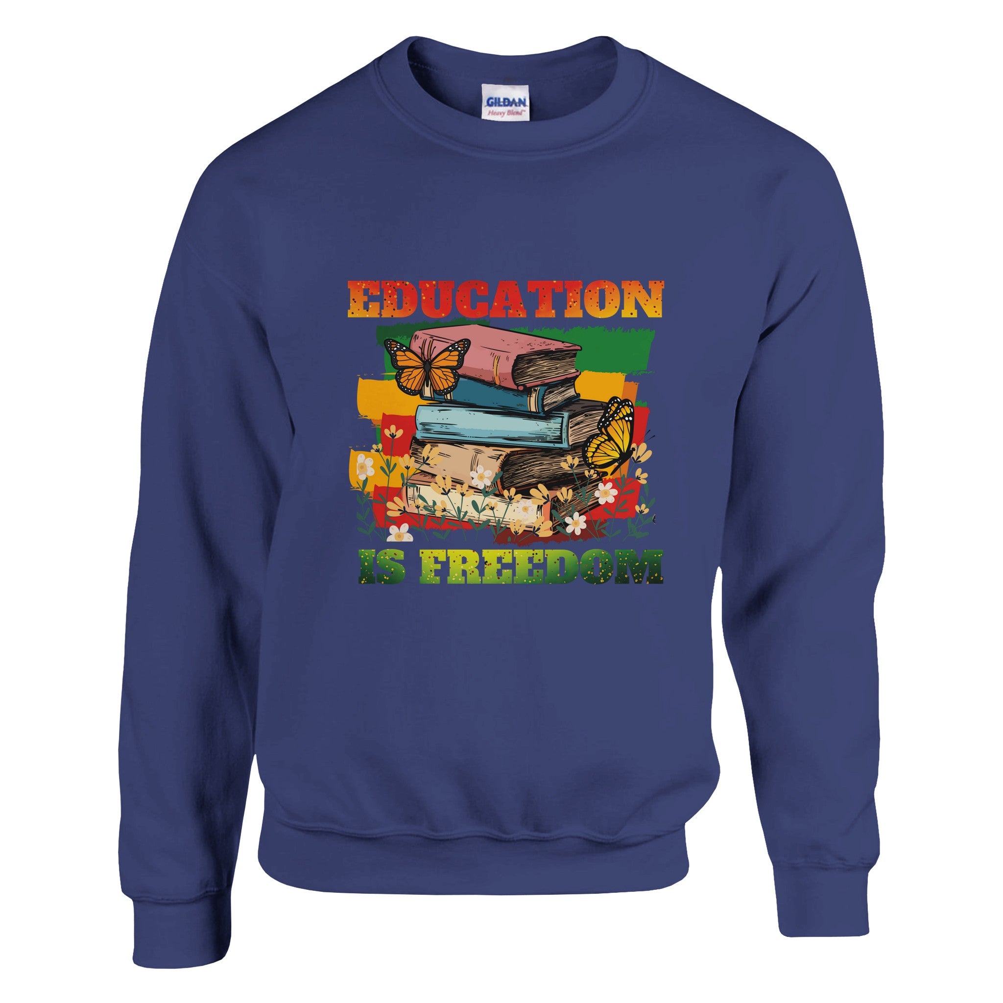 Education is Freedom | Black History Sweatshirt For Men & Women - Prideful Roots