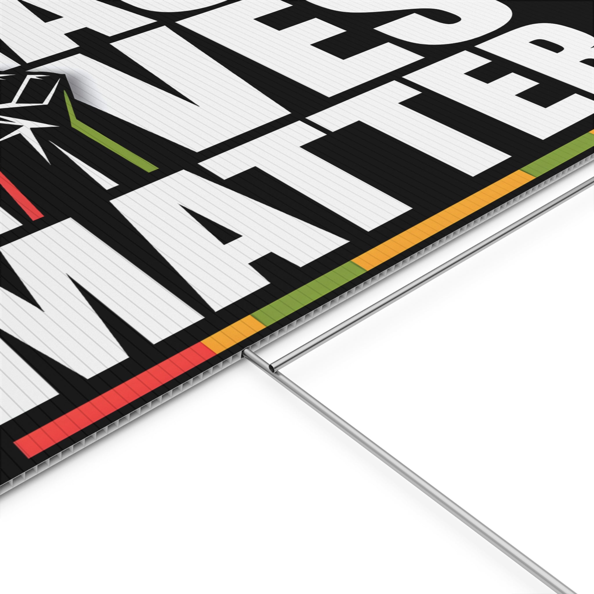 Black Lives Matter Yard Sign | 24x18" | Double-Sided | Made in USA - Prideful Roots