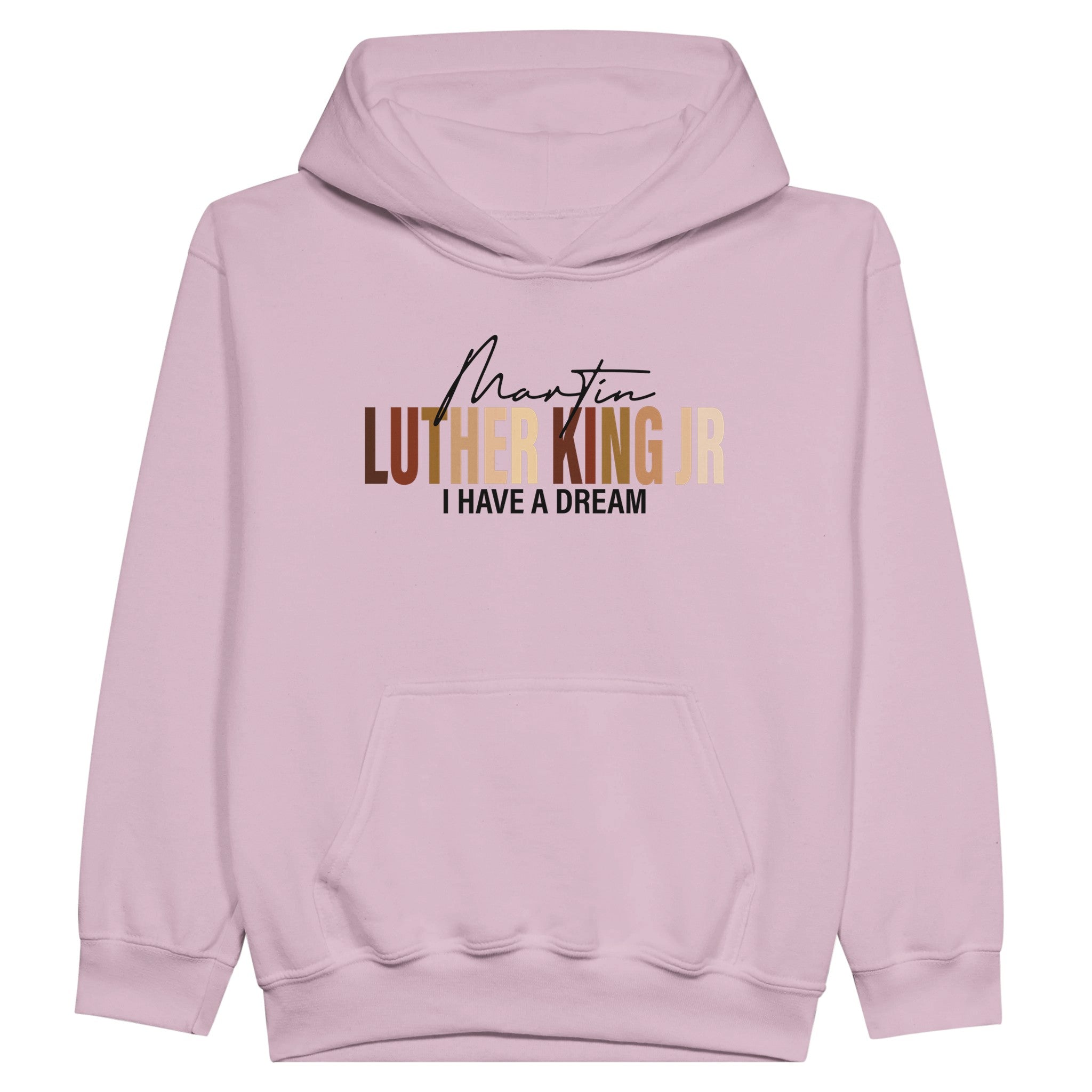 Melanin Shades Martin Luther King Jr. Design Hoodie For Kids - Prideful Roots