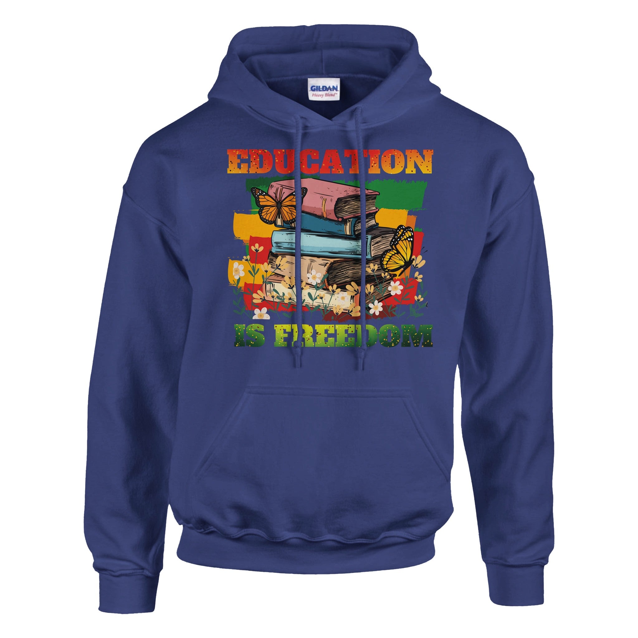 Education is Freedom | Black History Hoodie For Men & Women - Prideful Roots