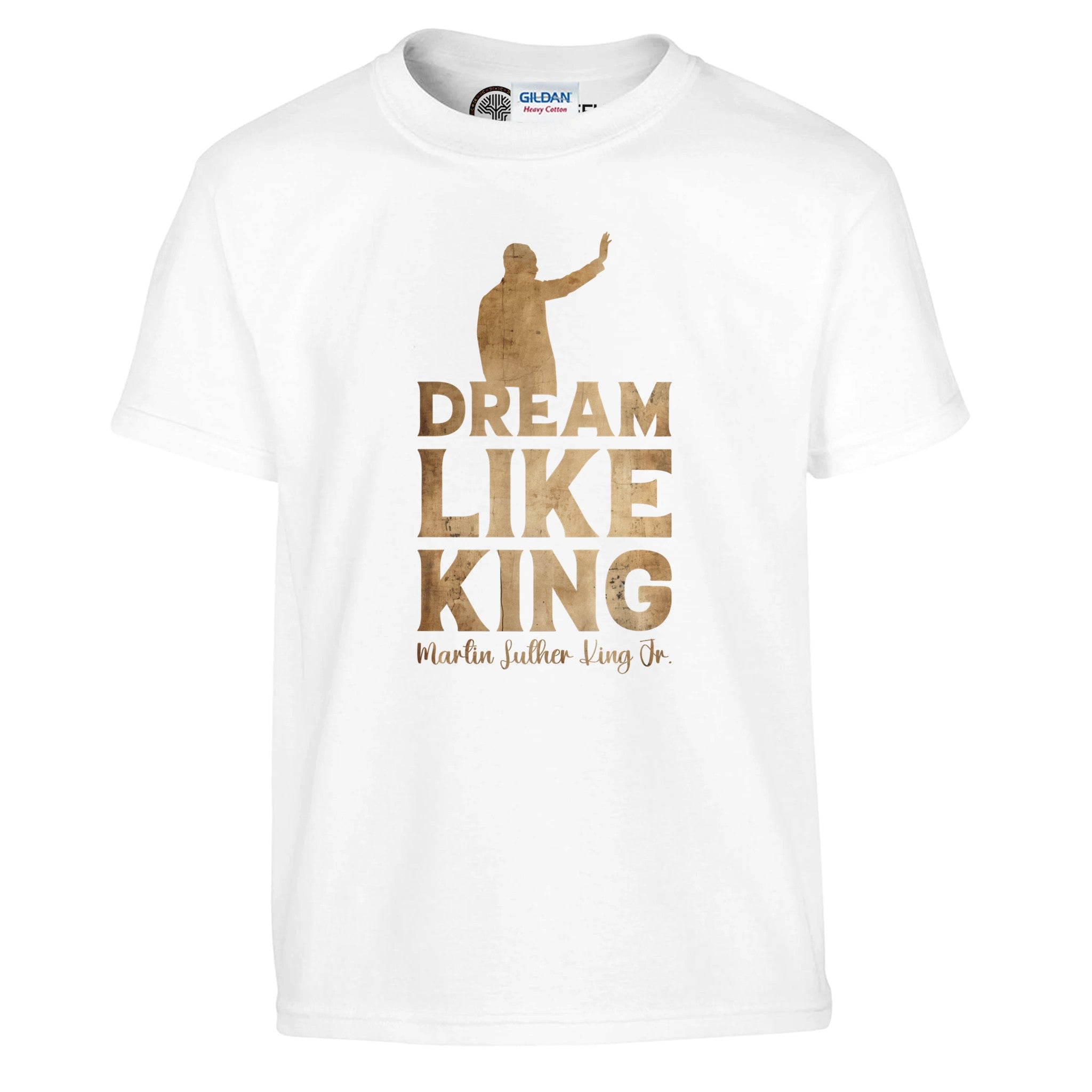Dream Like King MLK’s Vision | Black History Icon T-shirt For Kids - Prideful Roots