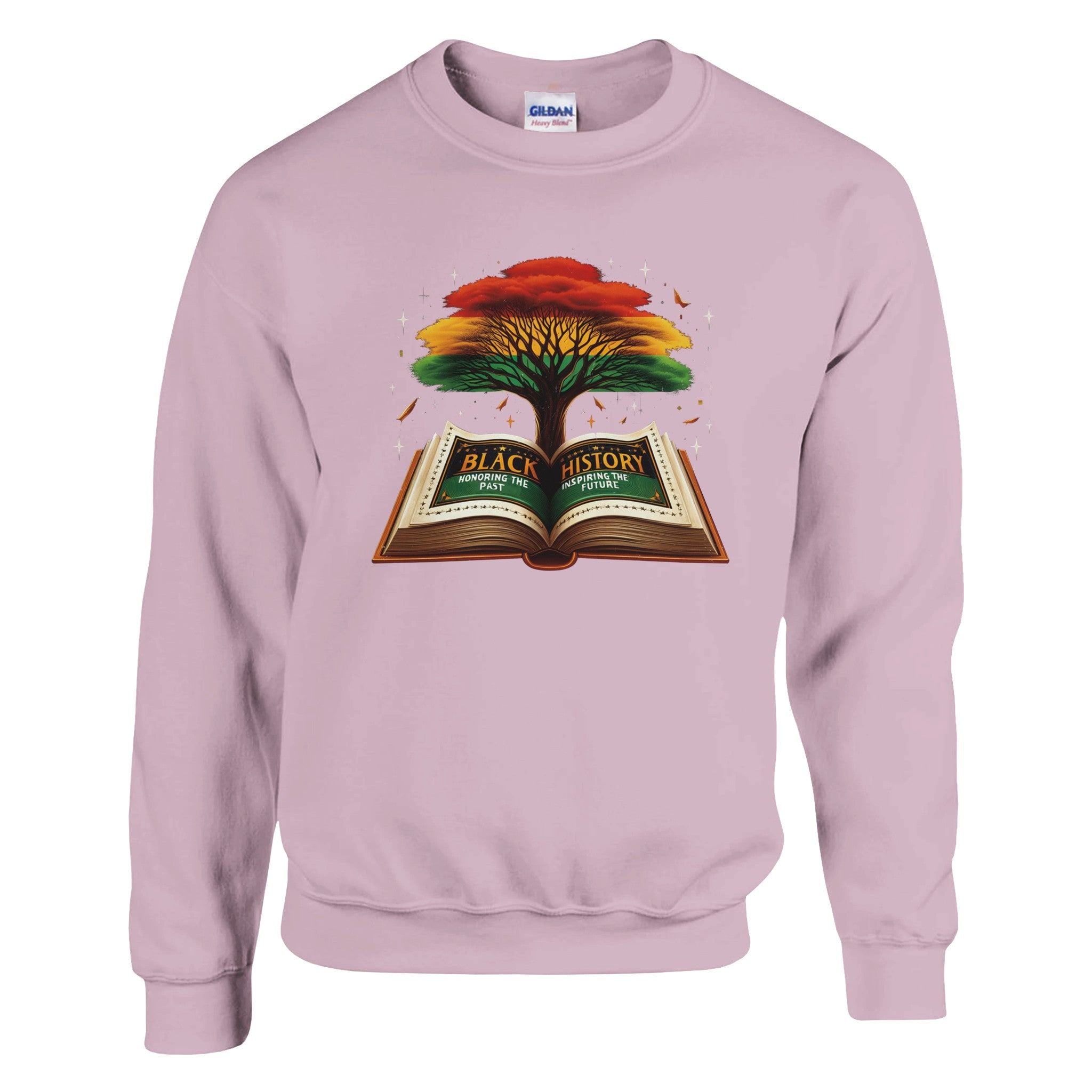 Black History Book & Tree Sweatshirt For Men & Women - Prideful Roots