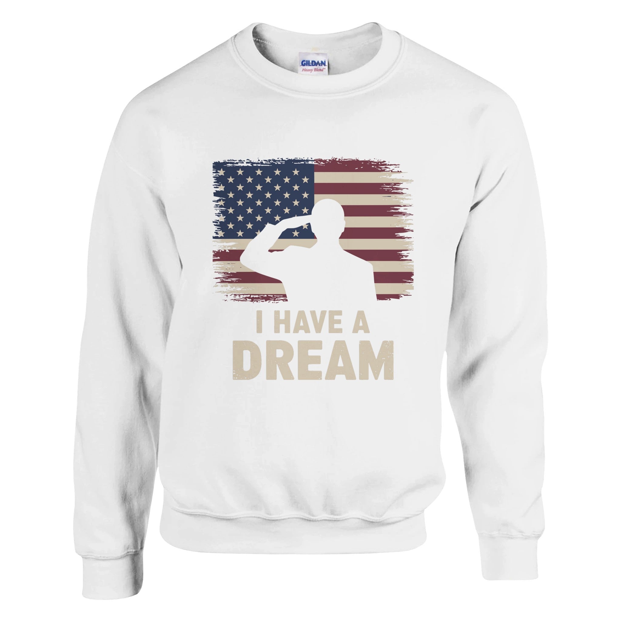 Patriot's Salute to MLK's Dream Sweatshirt For Men & Women - Prideful Roots