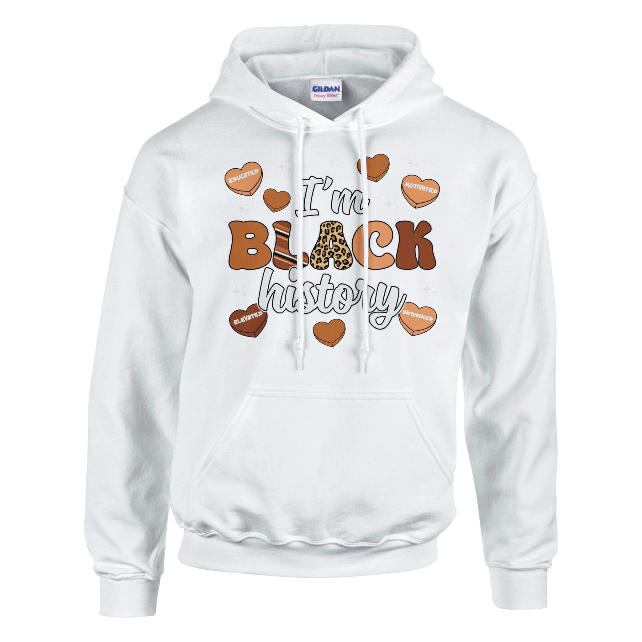 I'm Black History Chocolate Hoodie For Men & Women - Prideful Roots