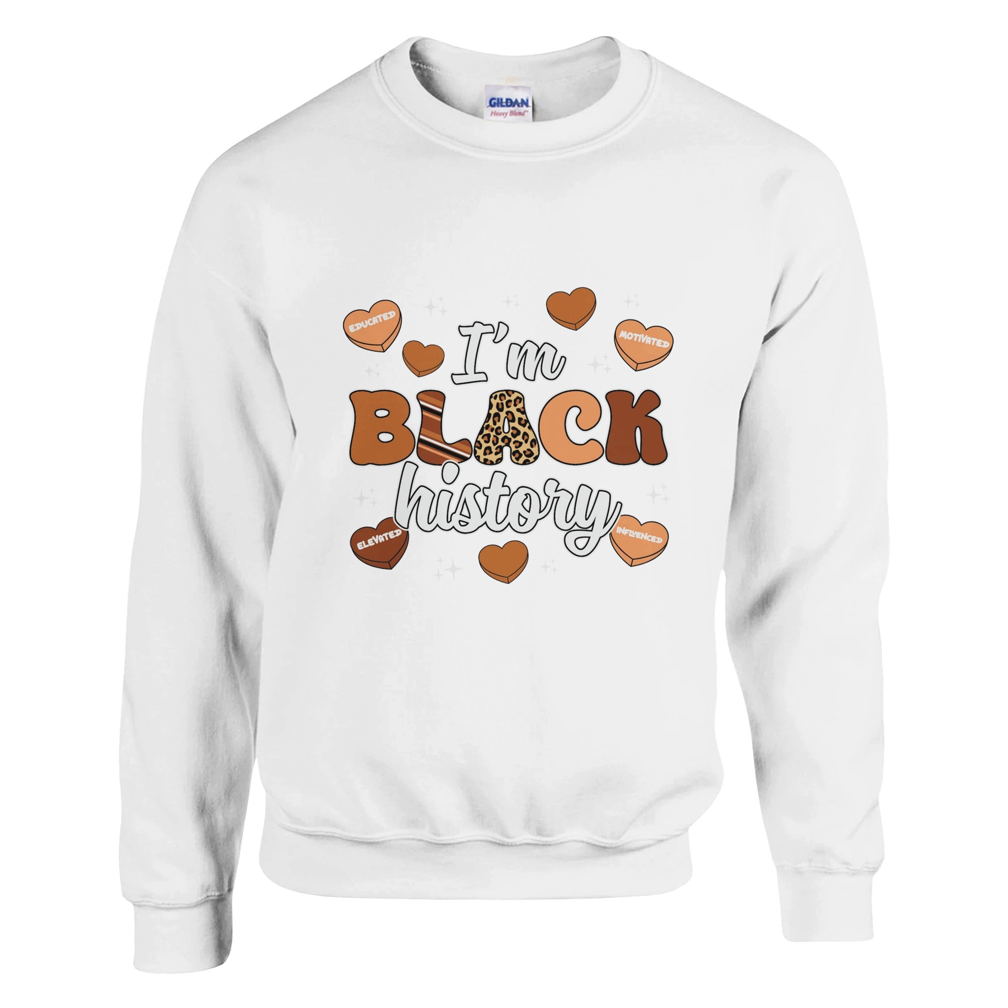 I'm Black History Chocolate Sweatshirt For Men & Women - Prideful Roots