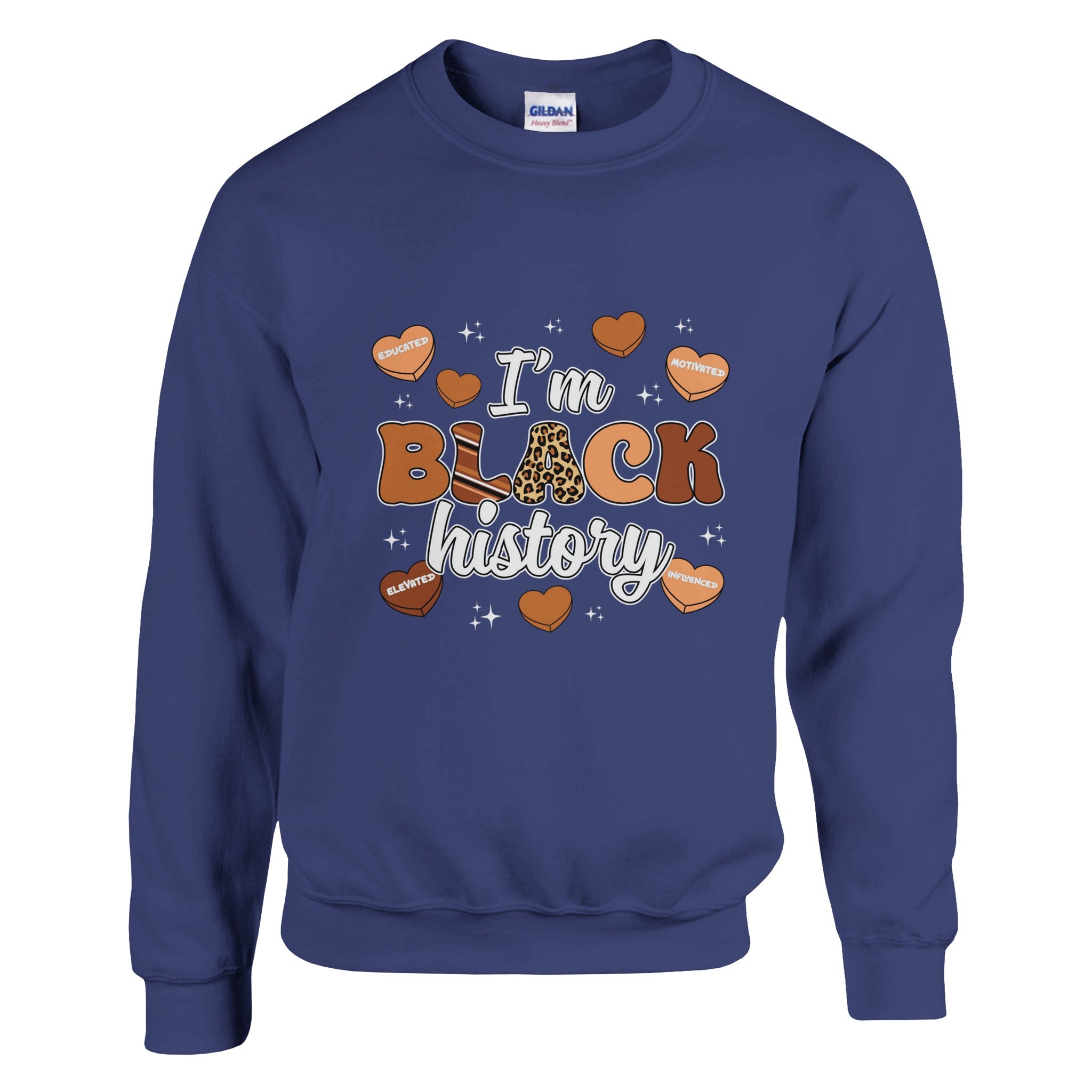 I'm Black History Chocolate Sweatshirt For Men & Women - Prideful Roots