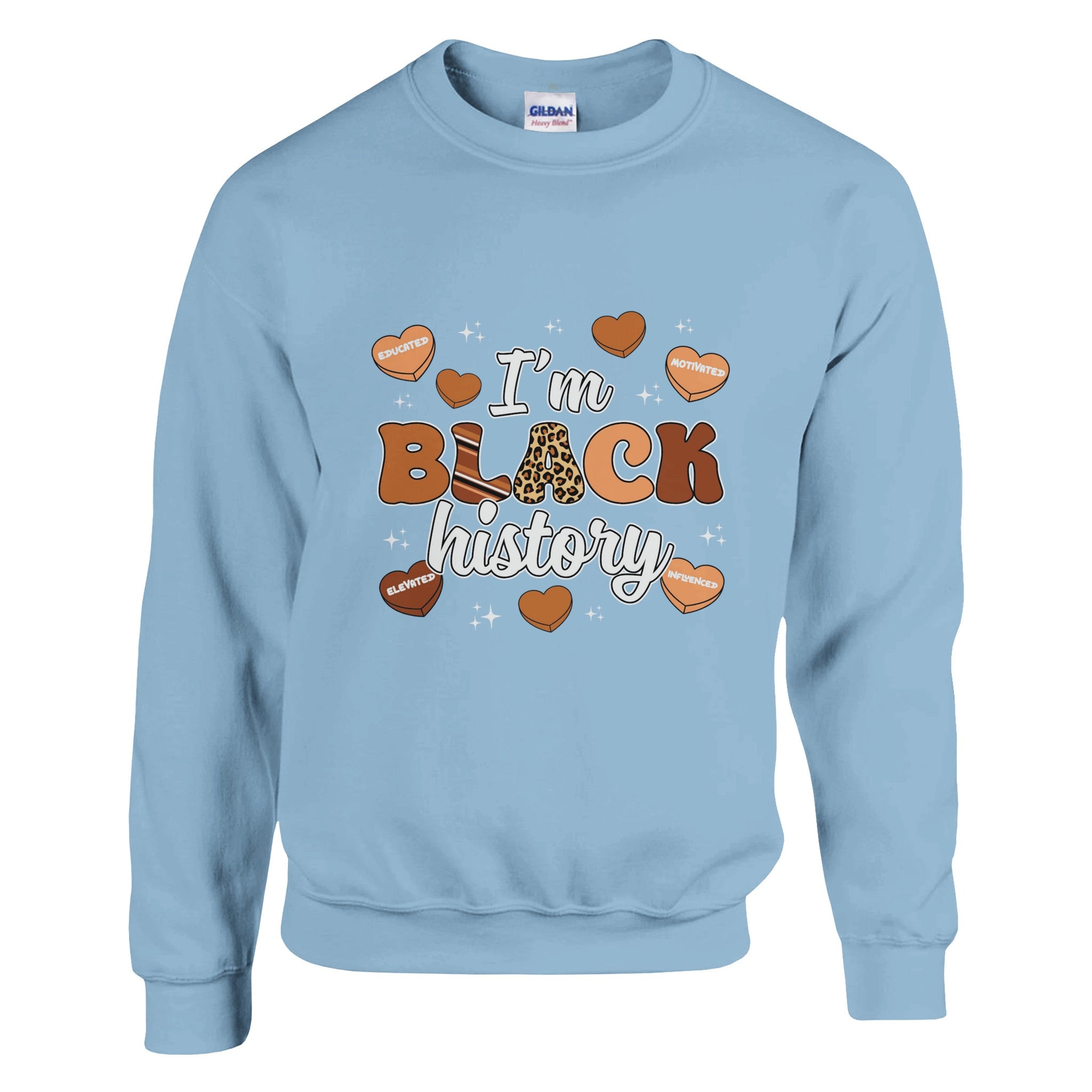 I'm Black History Chocolate Sweatshirt For Men & Women - Prideful Roots