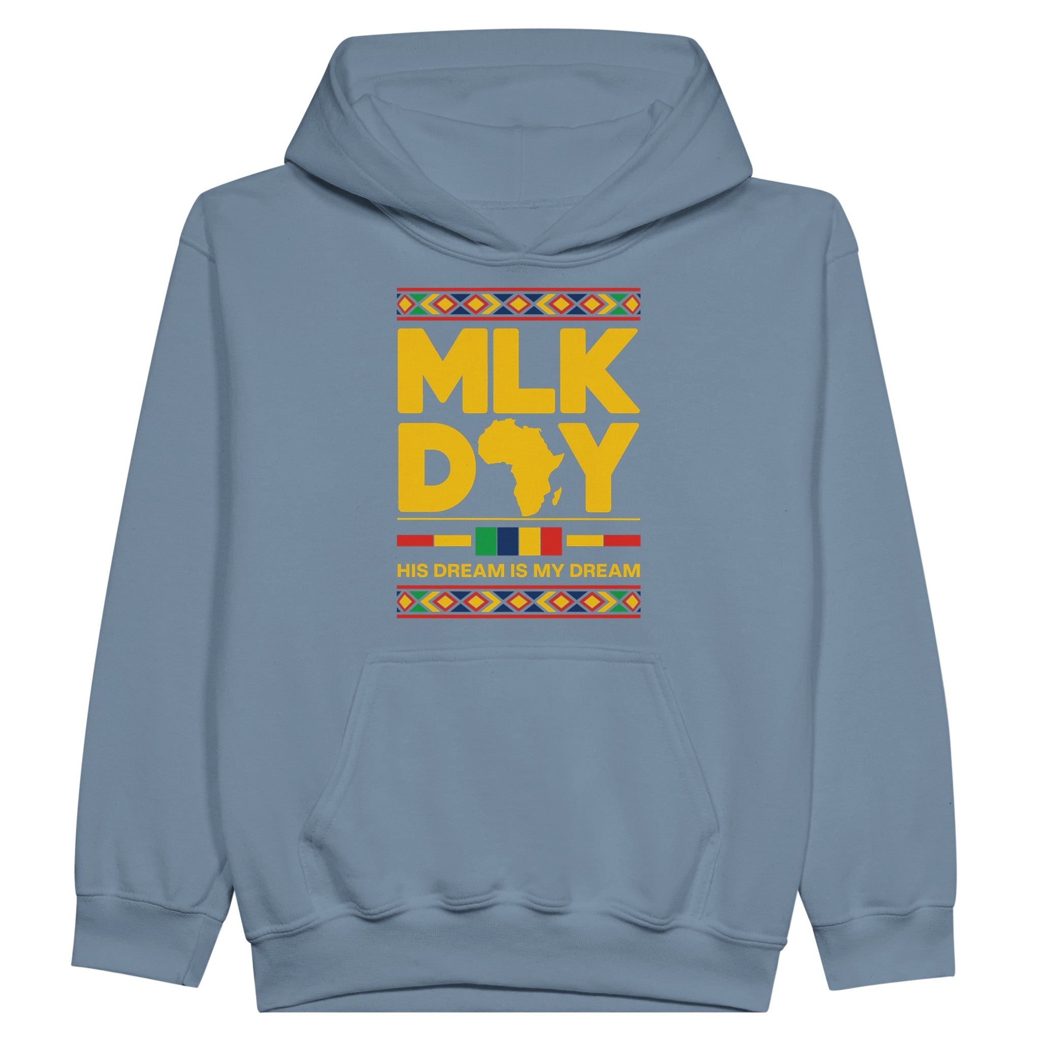 MLK Day: His Dream, Our Legacy Hoodie For Kids - Prideful Roots