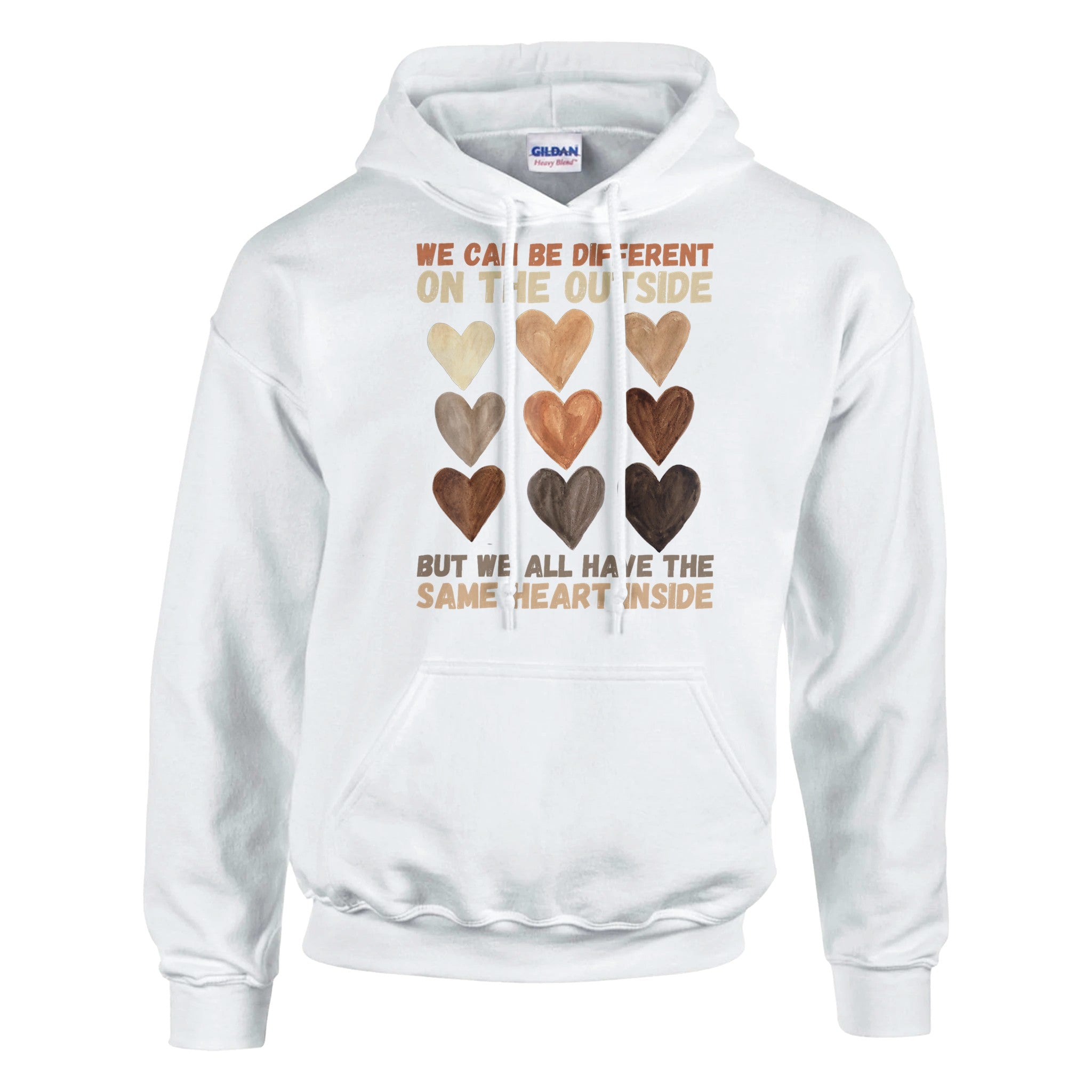 Different Outside, Same Heart Inside Hoodie For Men & Women - Prideful Roots
