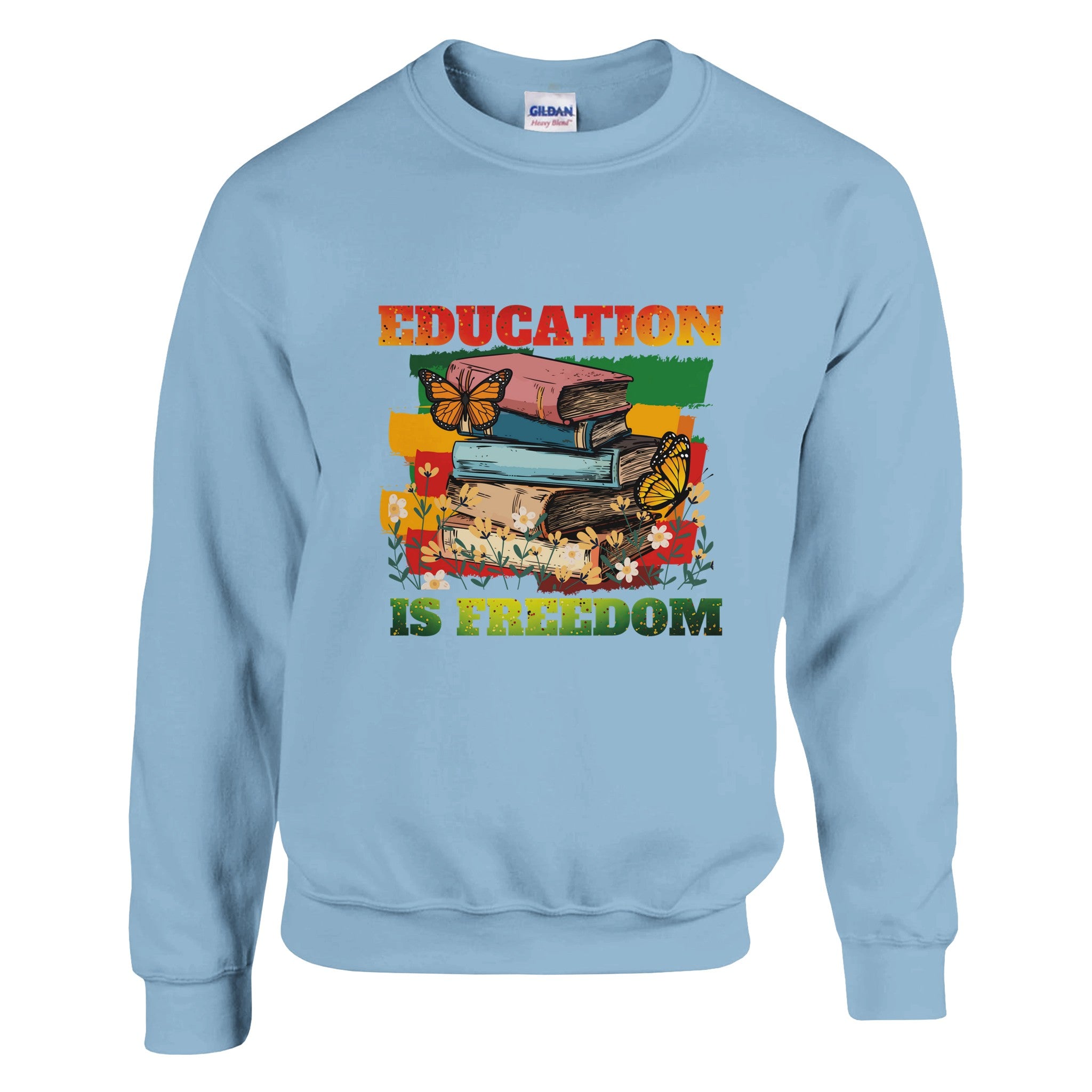 Education is Freedom | Black History Sweatshirt For Men & Women - Prideful Roots