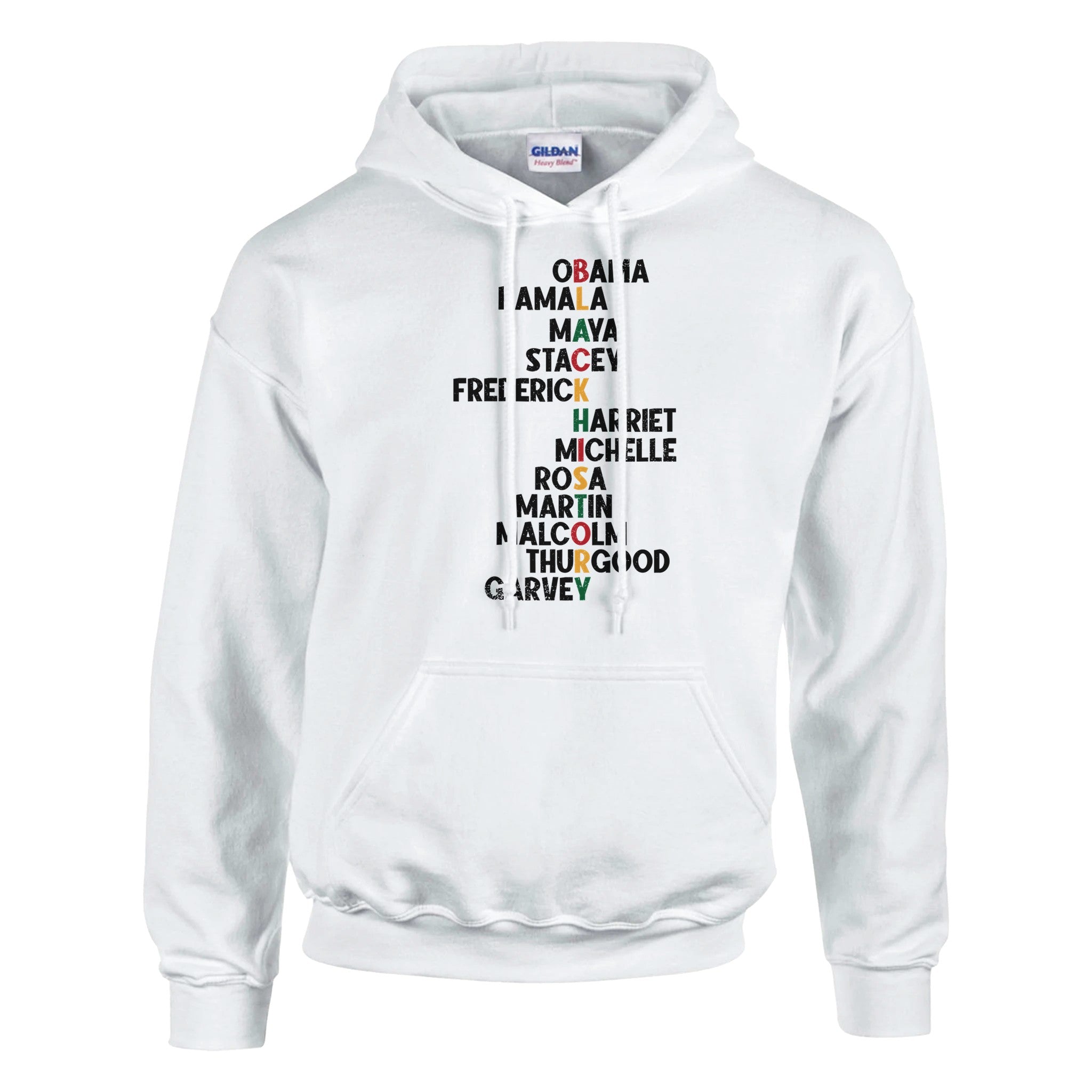 Black History Icons - Obama Kamala Maya Stacey Hoodie For Men & Women - Prideful Roots