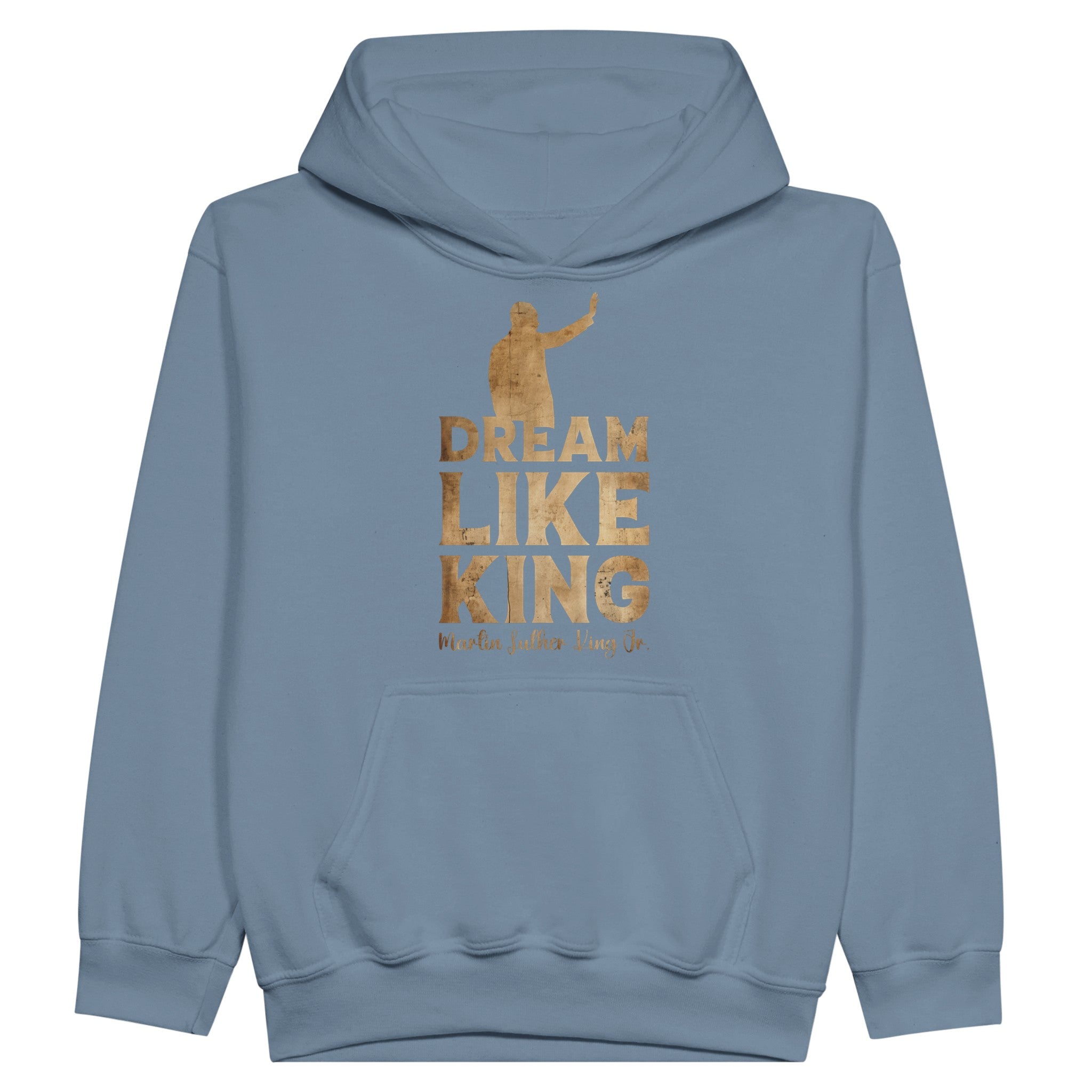 Dream Like King MLKâs Vision | Black History Icon Hoodie For Kids - Prideful Roots