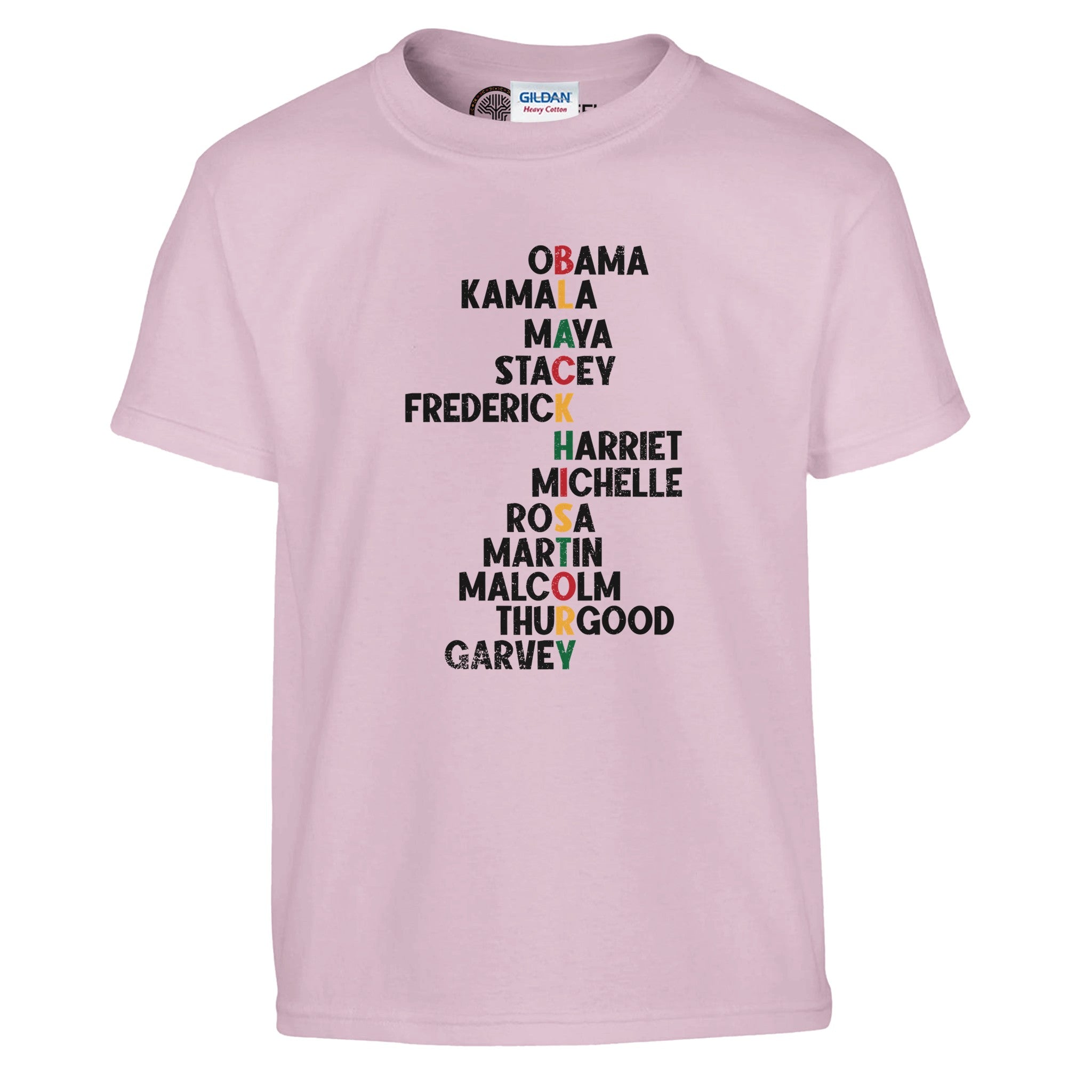 Black History Icons - Obama Kamala Maya Stacey T-shirt For Kids - Prideful Roots