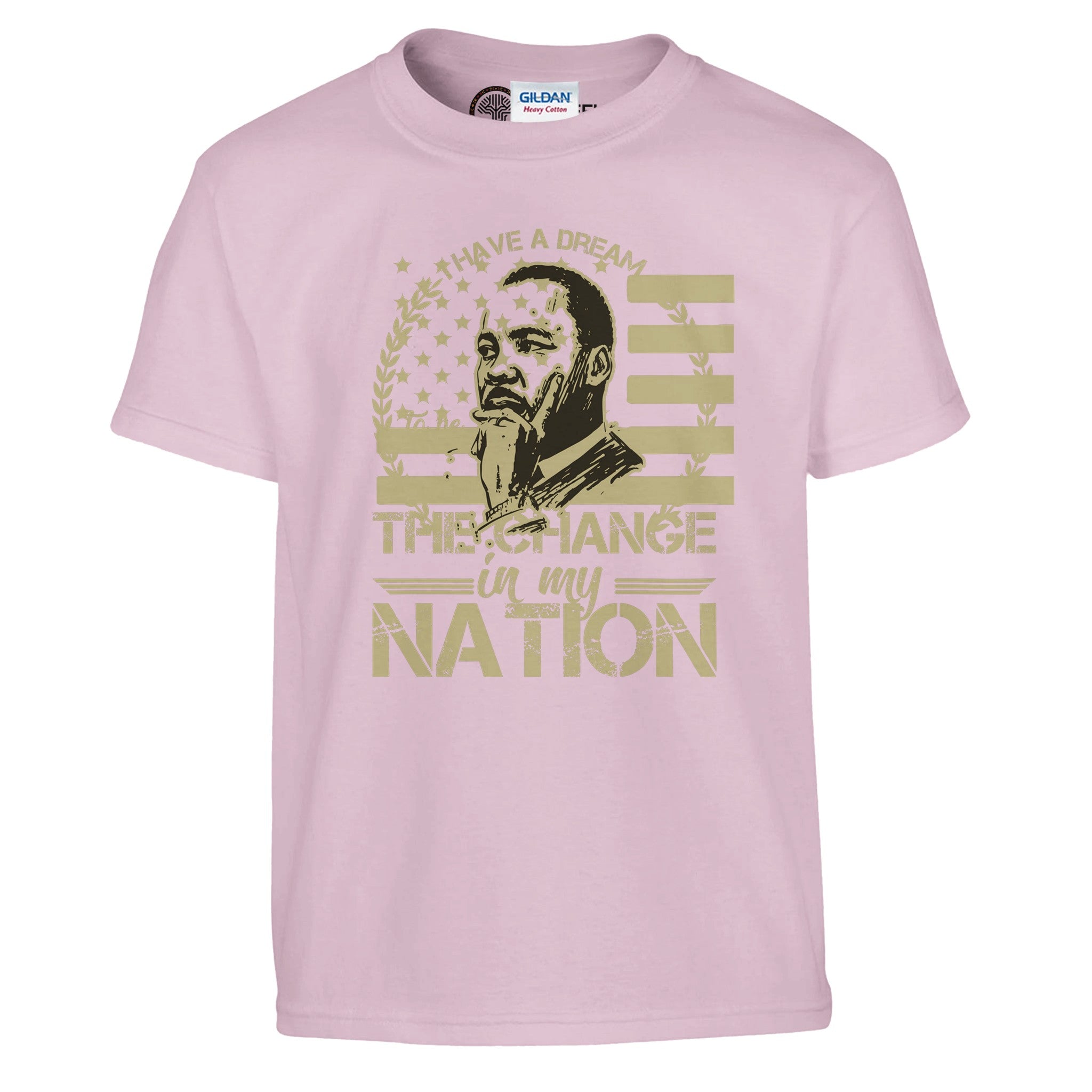 Be the Change Martin Luther King Jr. T-shirt For Kids - Prideful Roots