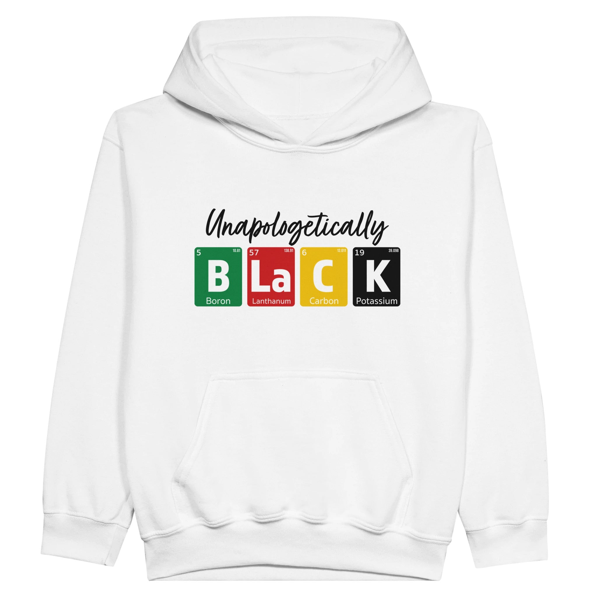 Unapologetically Black Prime Elements Hoodie For Kids - Prideful Roots