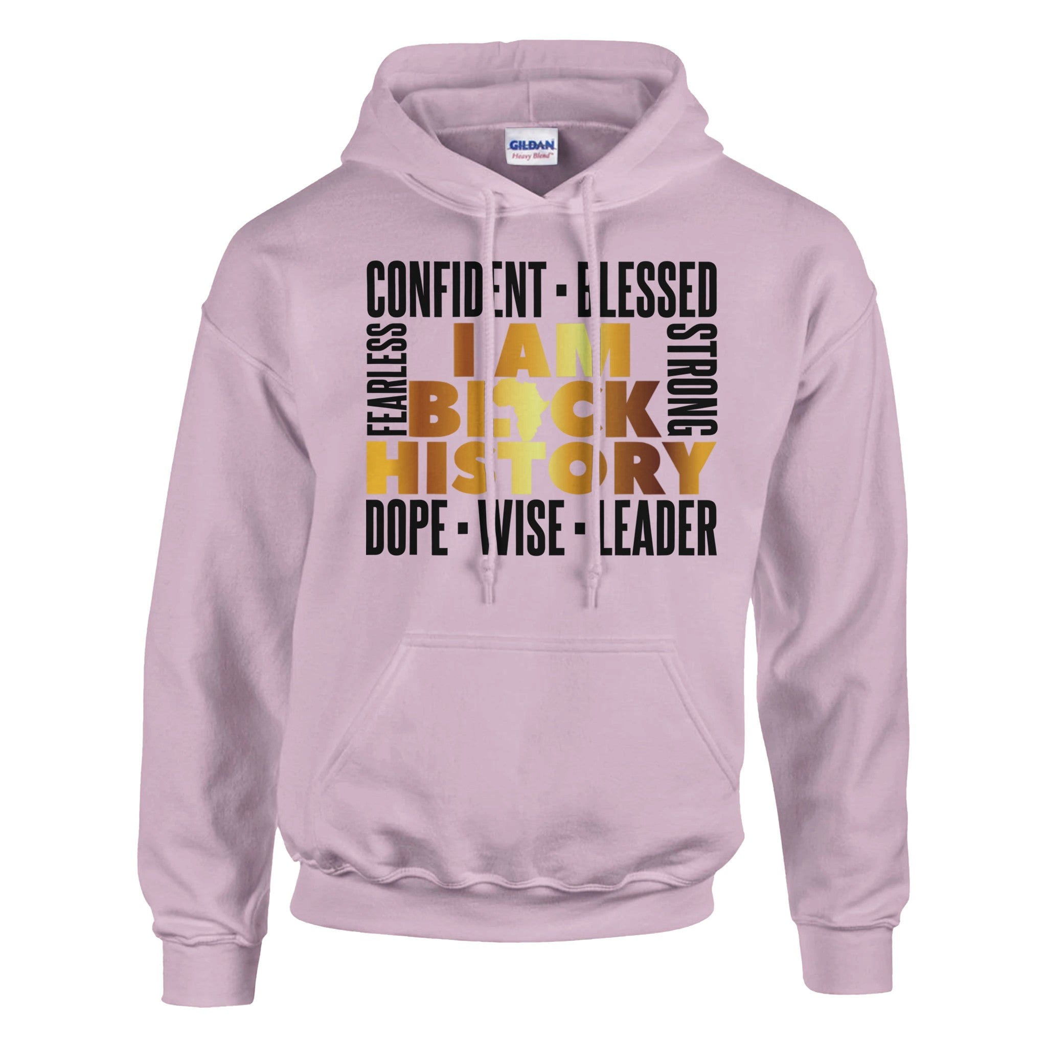 I Am Black History Golden Hoodie For Men & Women - Prideful Roots
