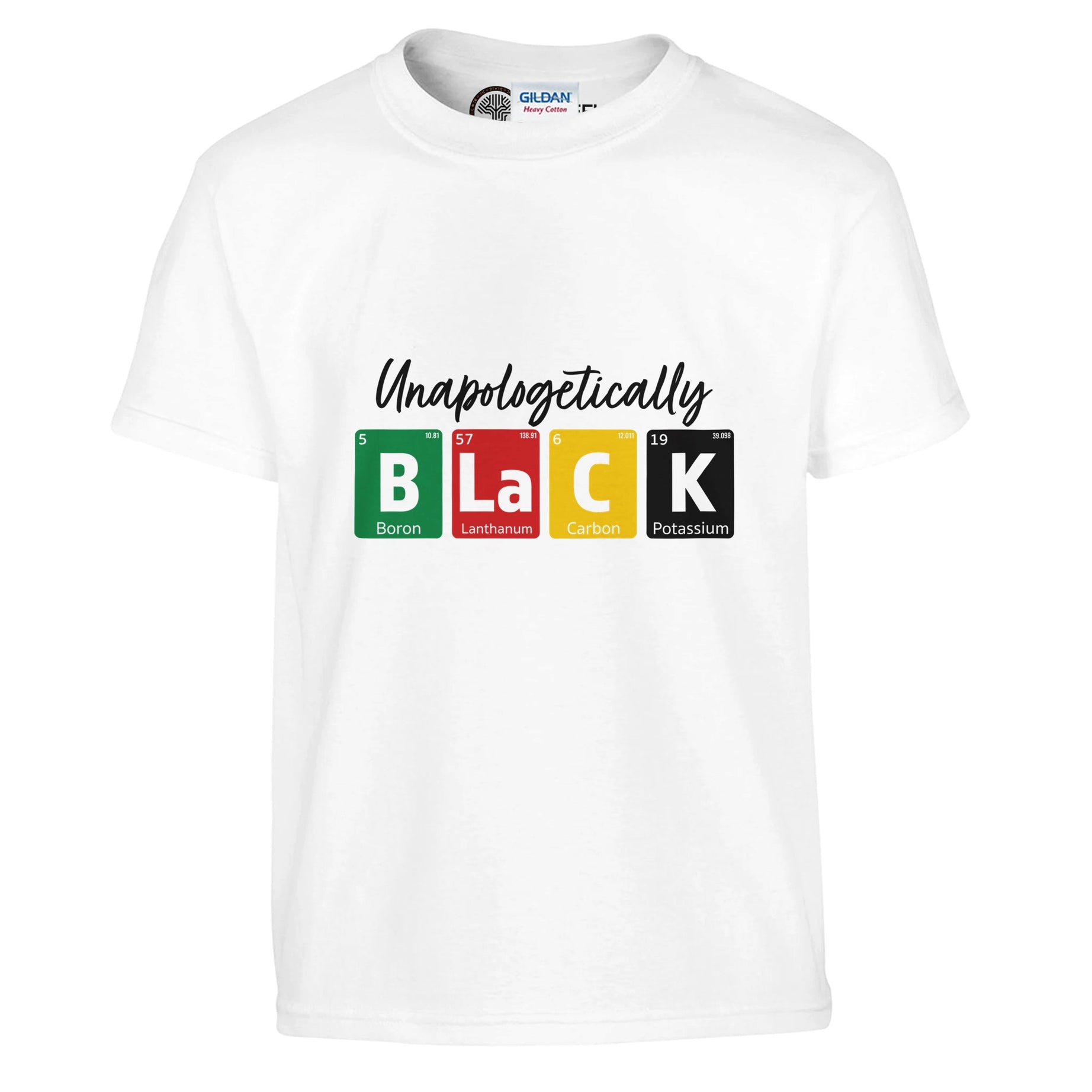 Unapologetically Black Prime Elements T-shirt For Kids - Prideful Roots