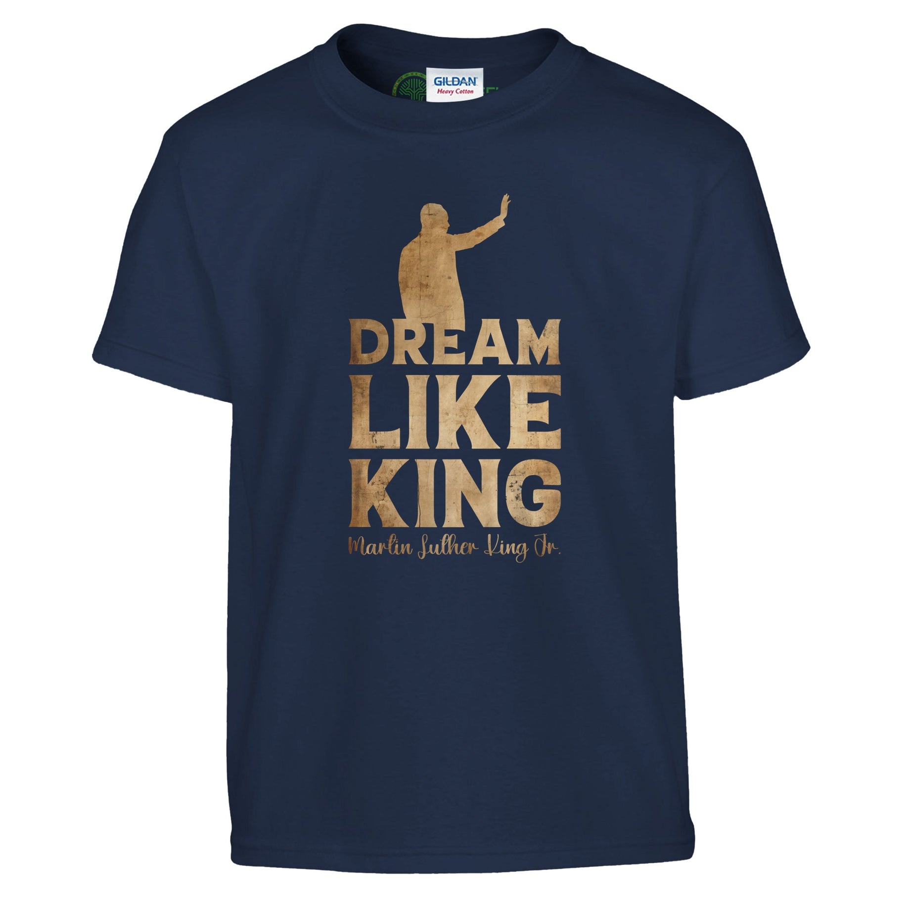 Dream Like King MLK’s Vision | Black History Icon T-shirt For Kids - Prideful Roots