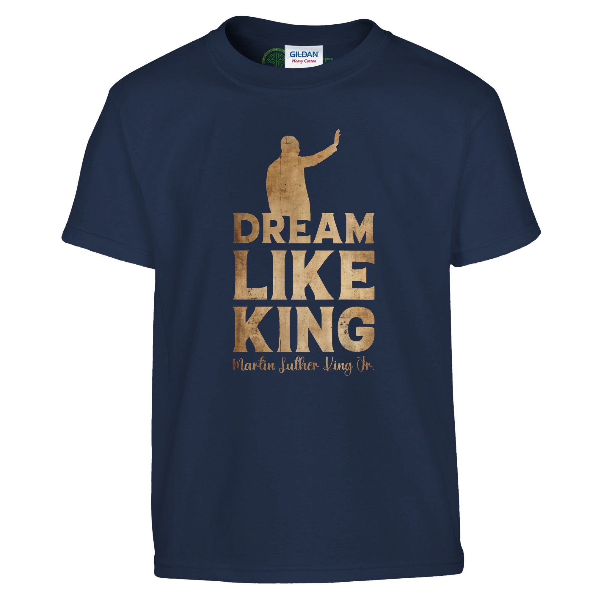 Dream Like King MLK’s Vision | Black History Icon T-shirt For Kids - Prideful Roots