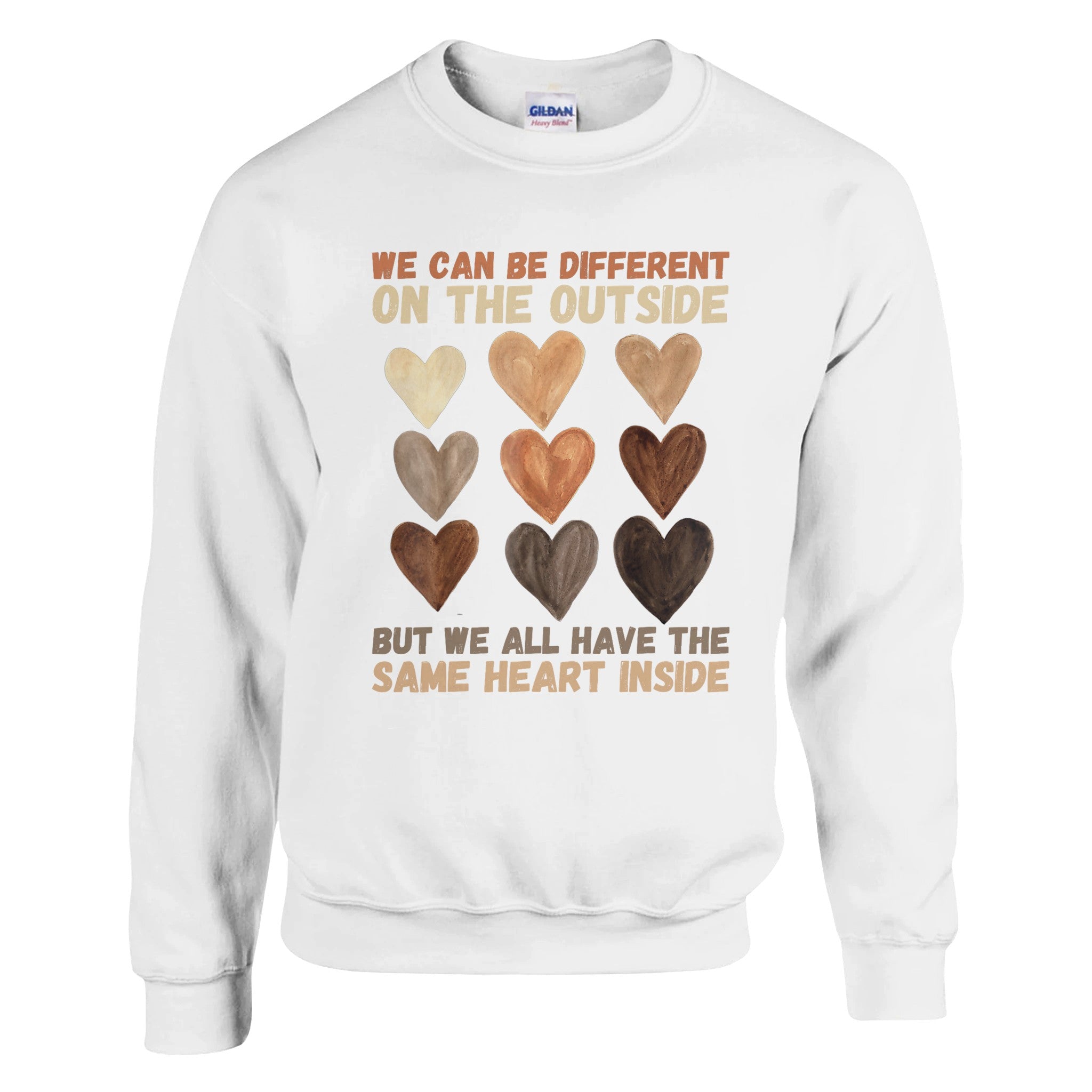 Different Outside, Same Heart Inside Sweatshirt For Men & Women - Prideful Roots