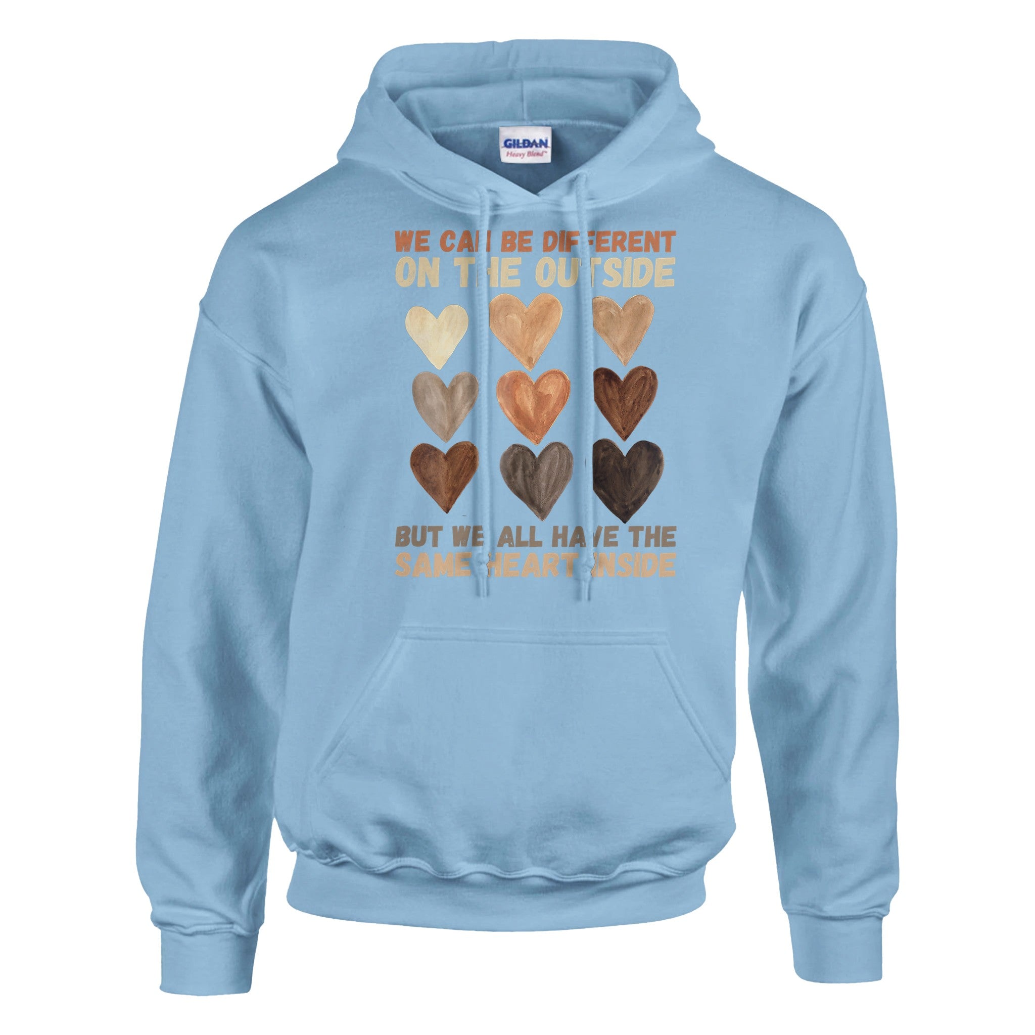 Different Outside, Same Heart Inside Hoodie For Men & Women - Prideful Roots