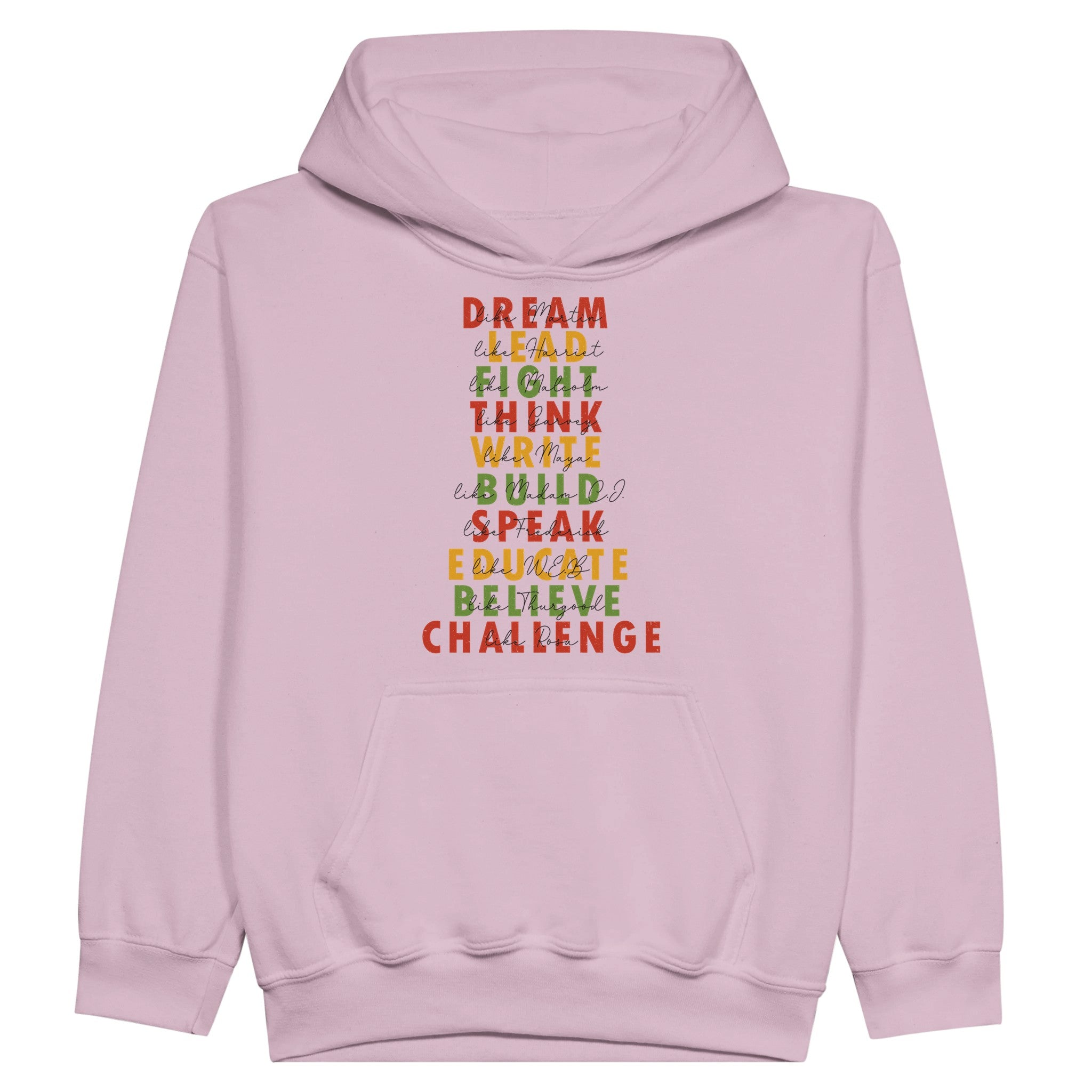Great African American Leaders Black History Month Hoodie For Kids - Prideful Roots