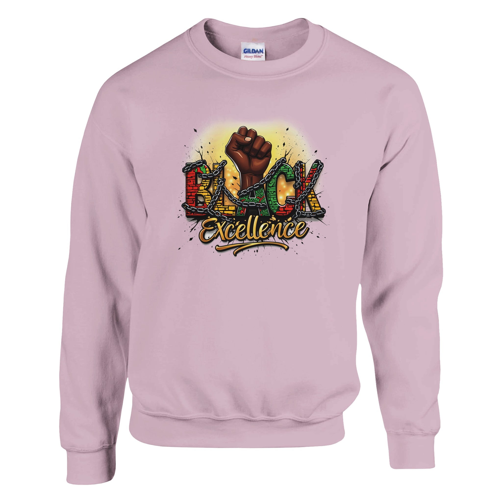Black Excellence: Breaking Chains | Black History Month Sweatshirt For Men & Women - Prideful Roots