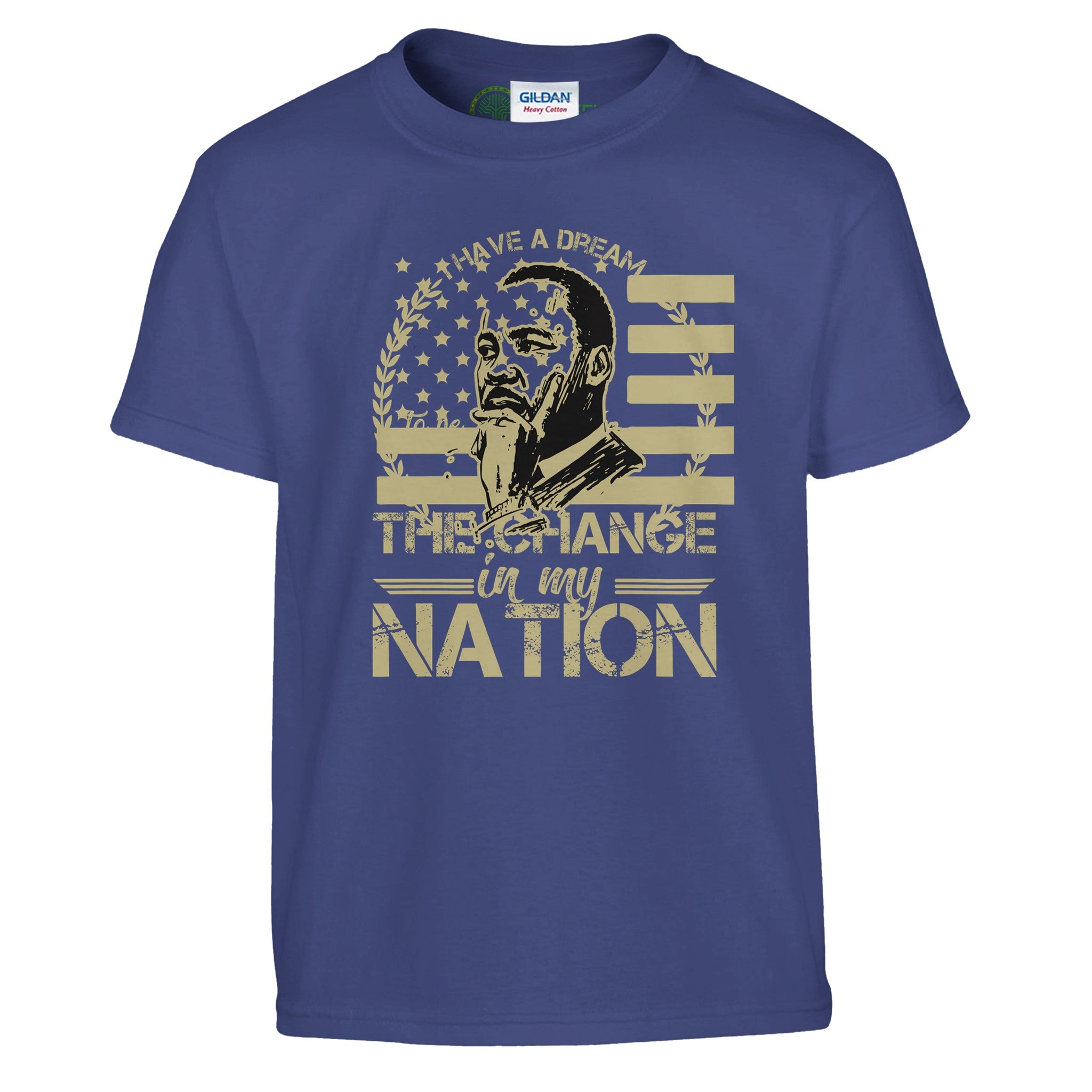 Be the Change Martin Luther King Jr. T-shirt For Kids - Prideful Roots