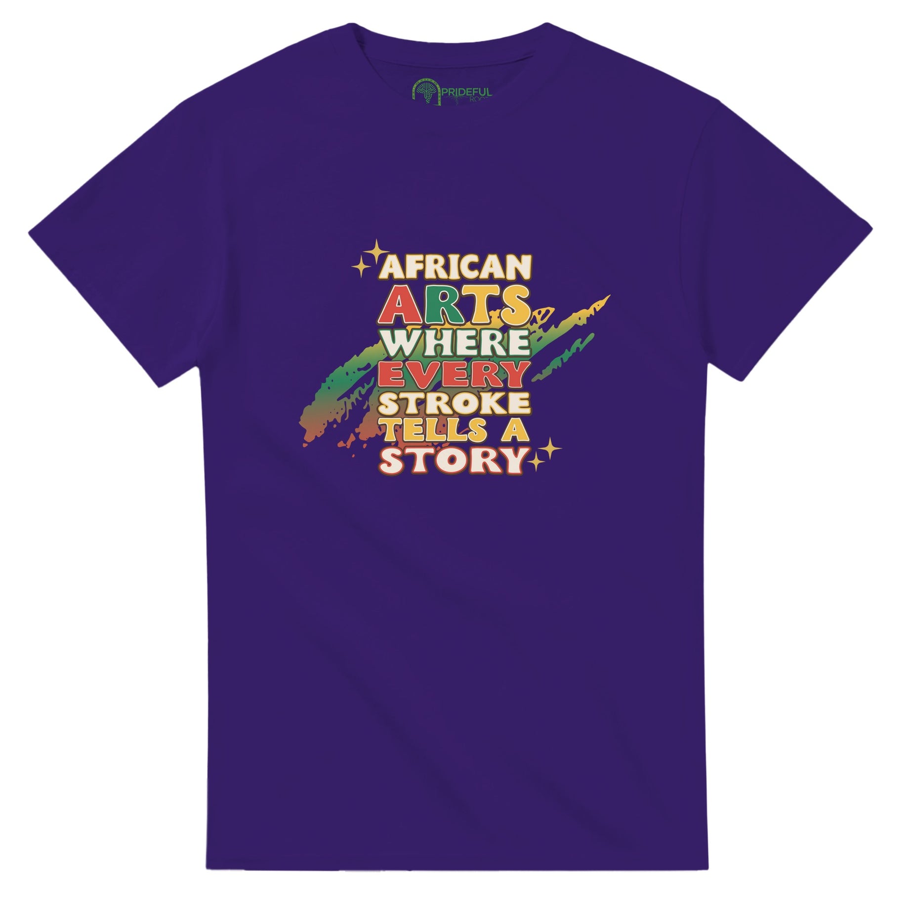 African Arts: Where Every Stroke Tells a Story T-shirt For Men & Women - Prideful Roots