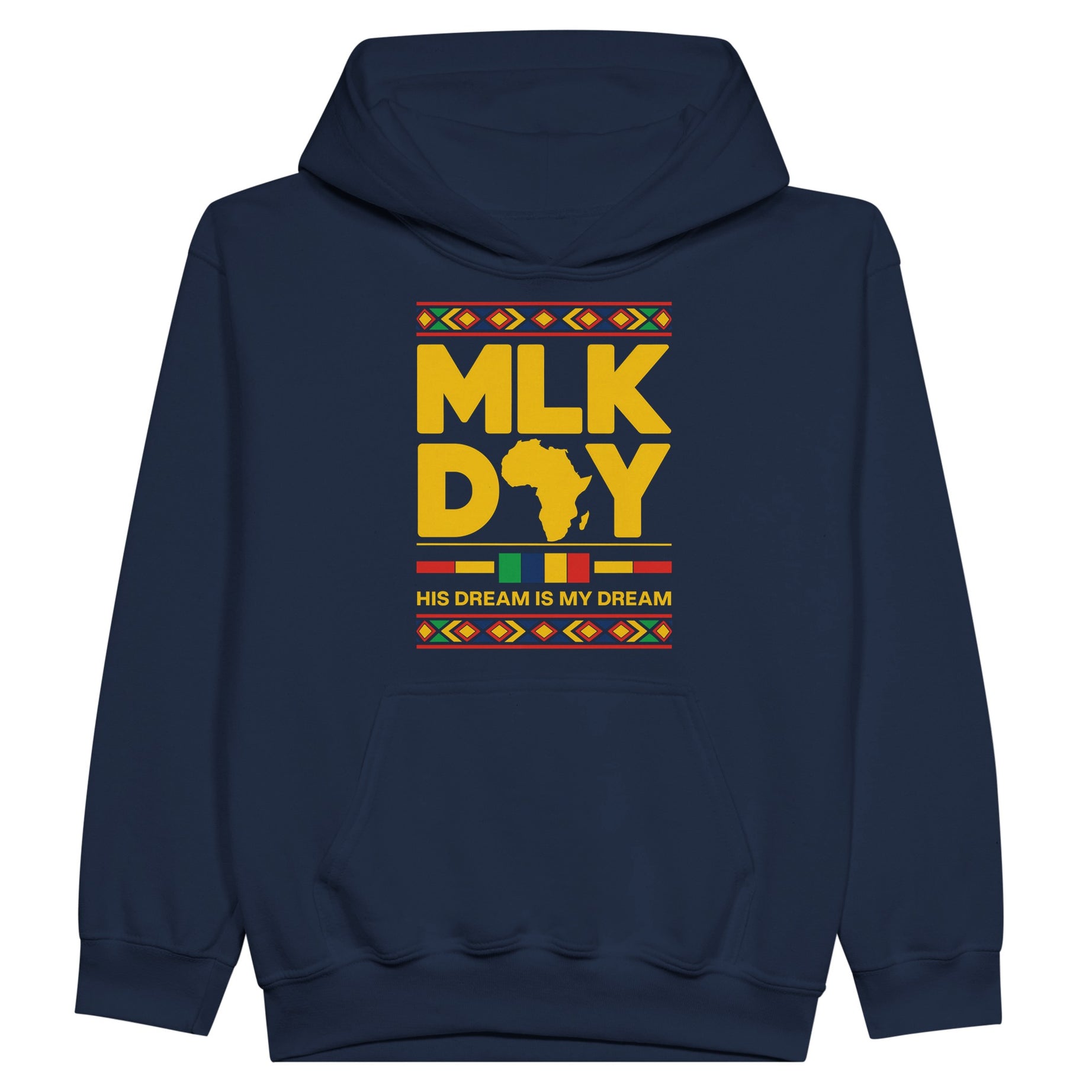 MLK Day: His Dream, Our Legacy Hoodie For Kids - Prideful Roots