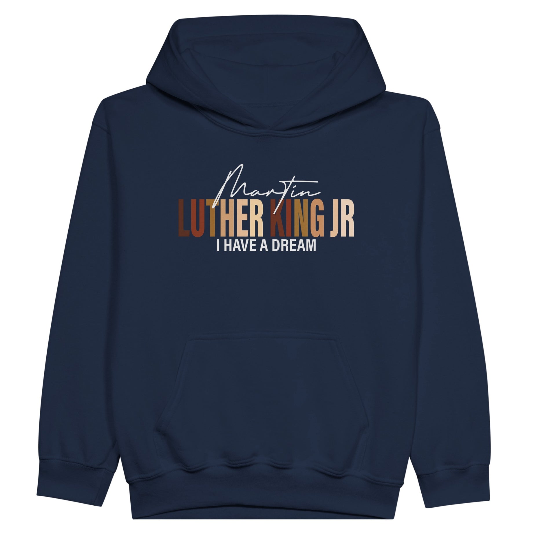 Melanin Shades Martin Luther King Jr. Design Hoodie For Kids - Prideful Roots