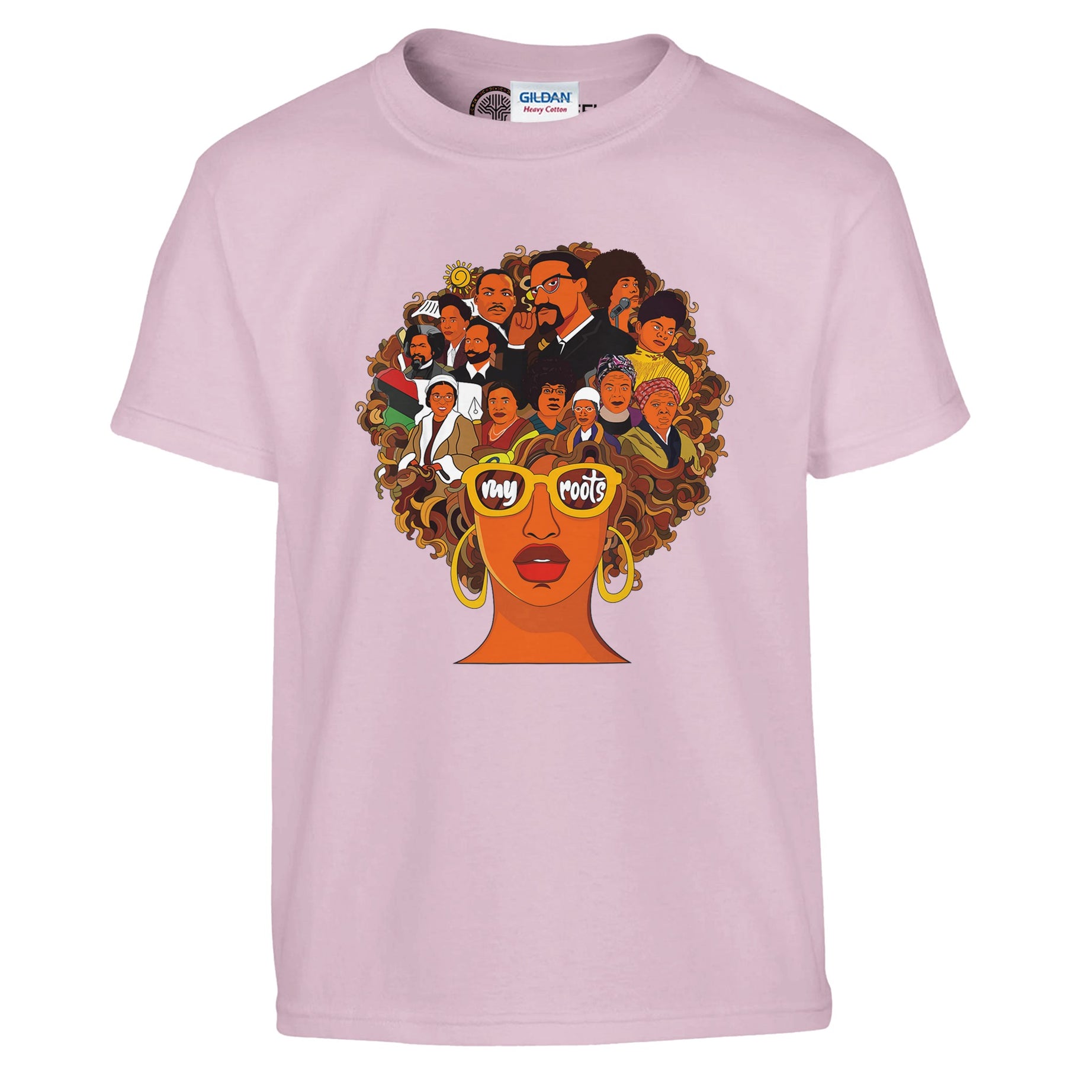 My Roots | Black History Icons T-shirt For Kids - Prideful Roots