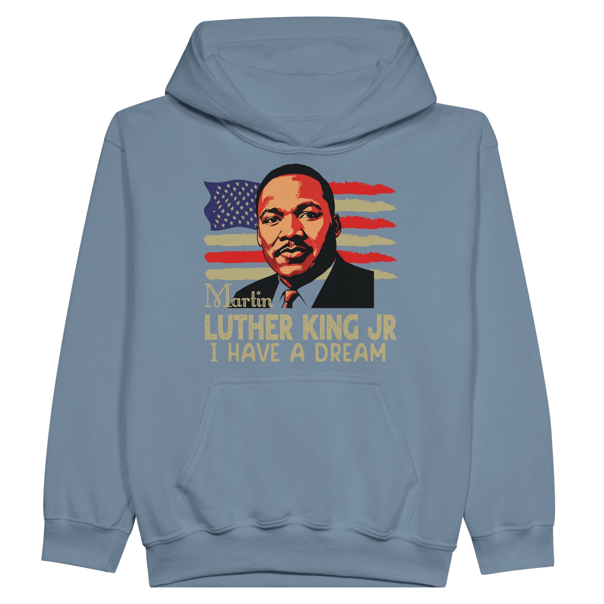 I Have a Dream Martin Luther King Jr. | Black History Icon Hoodie For Kids - Prideful Roots