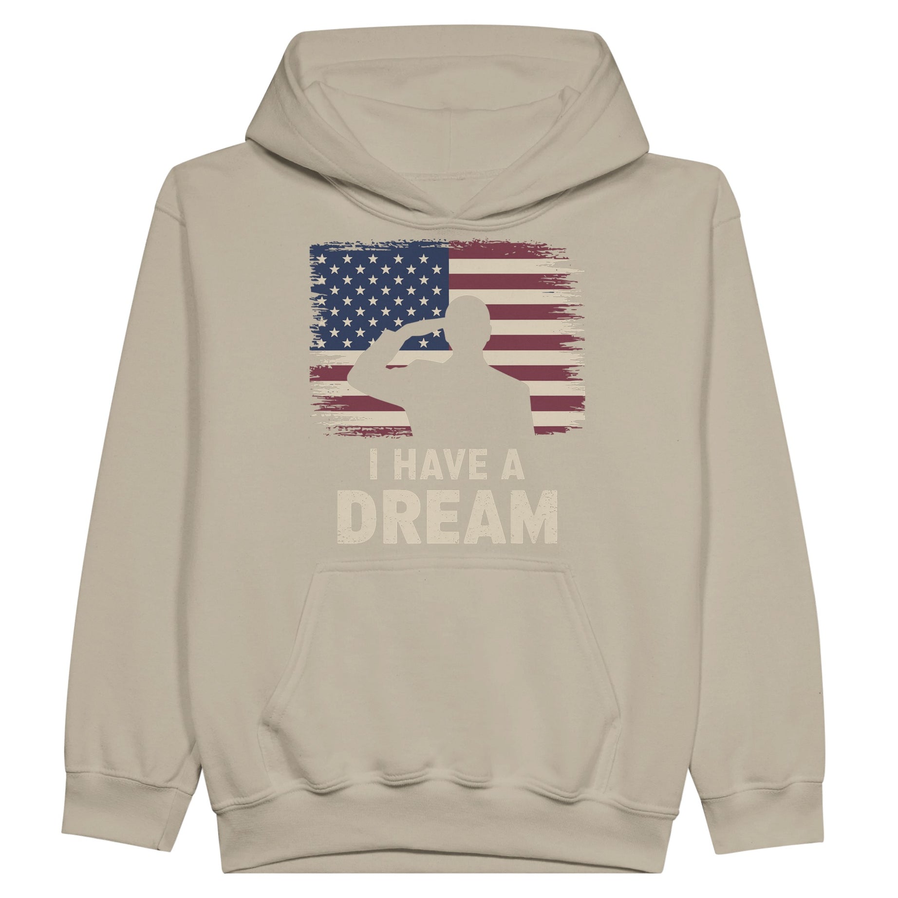 Patriot's Salute to MLK's Dream Hoodie For Kids - Prideful Roots