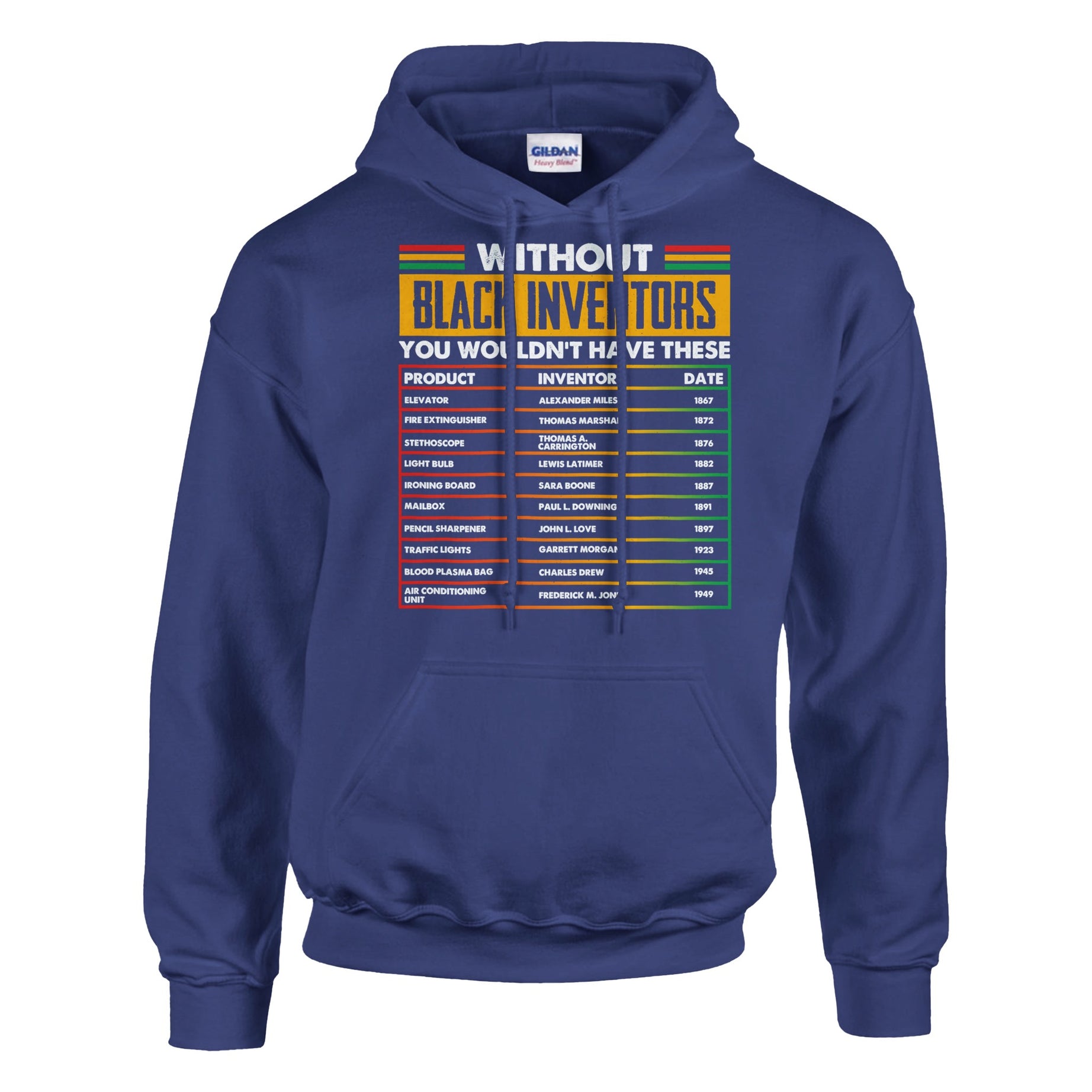 Without Black Inventors Hoodie For Men & Women - Prideful Roots