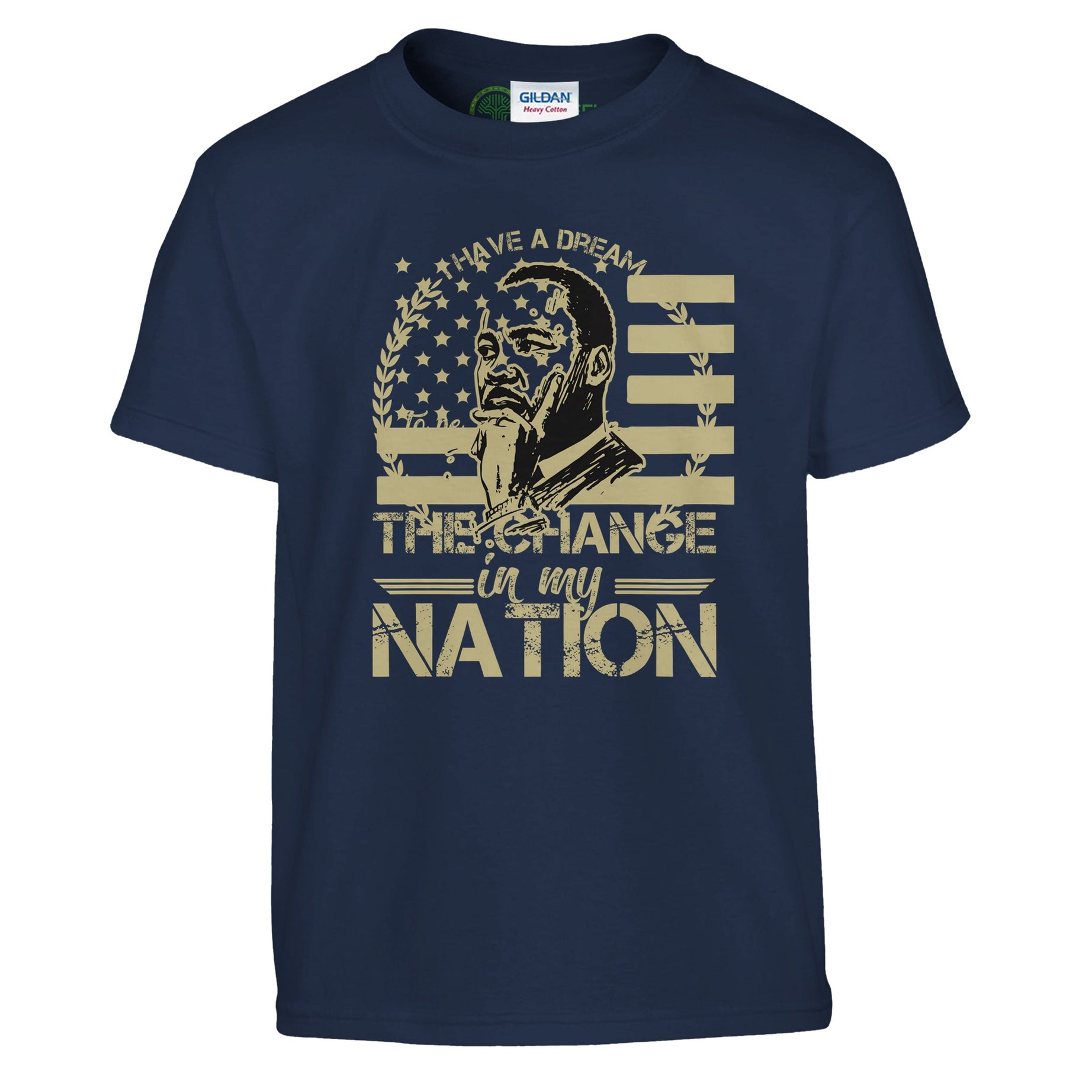 Be the Change Martin Luther King Jr. T-shirt For Kids - Prideful Roots