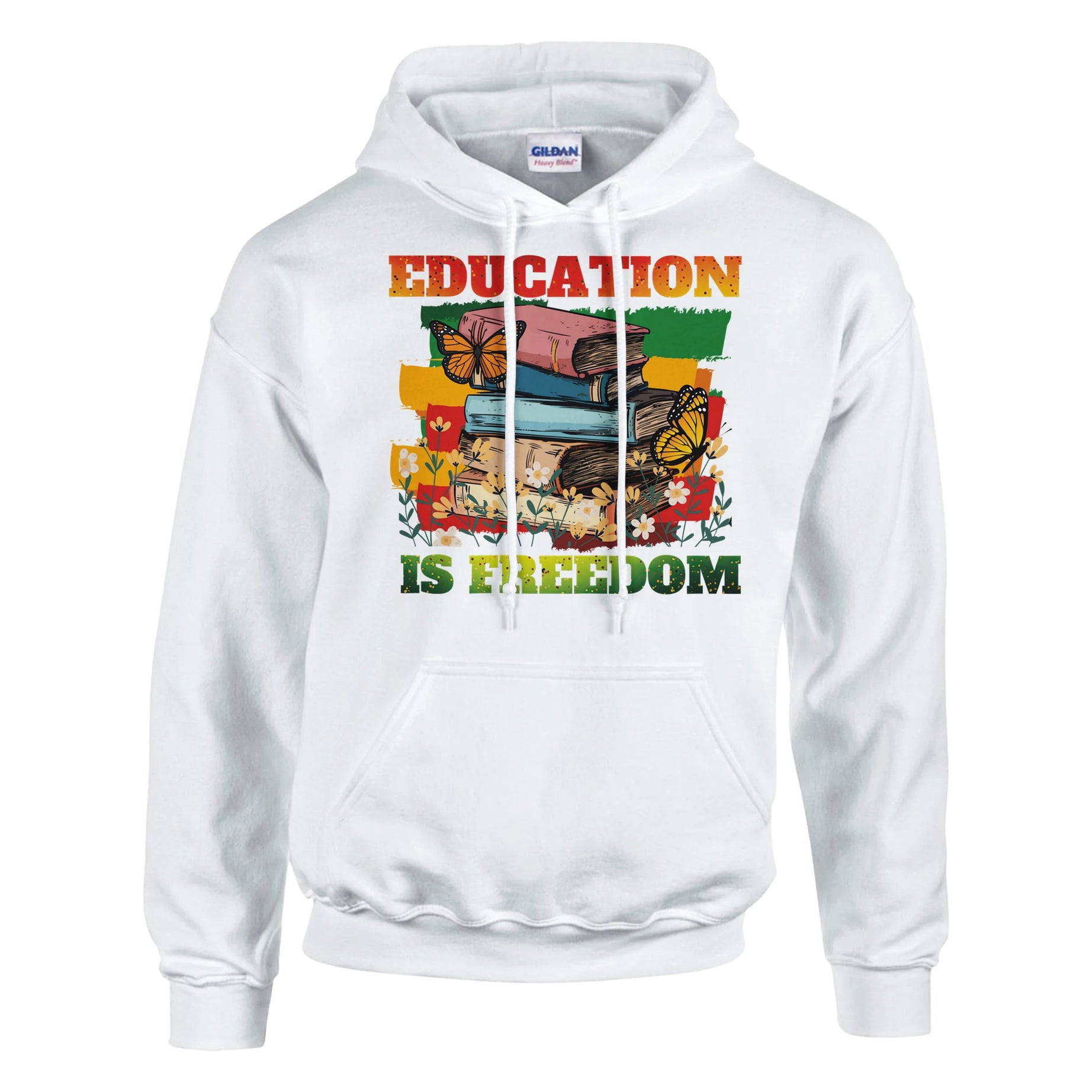 Education is Freedom | Black History Hoodie For Men & Women - Prideful Roots