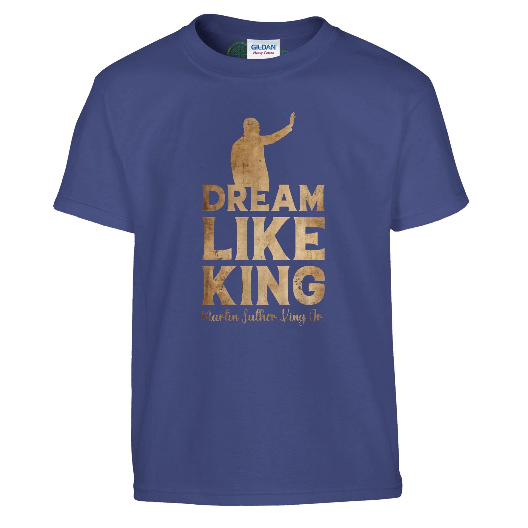 Dream Like King MLK’s Vision | Black History Icon T-shirt For Kids - Prideful Roots