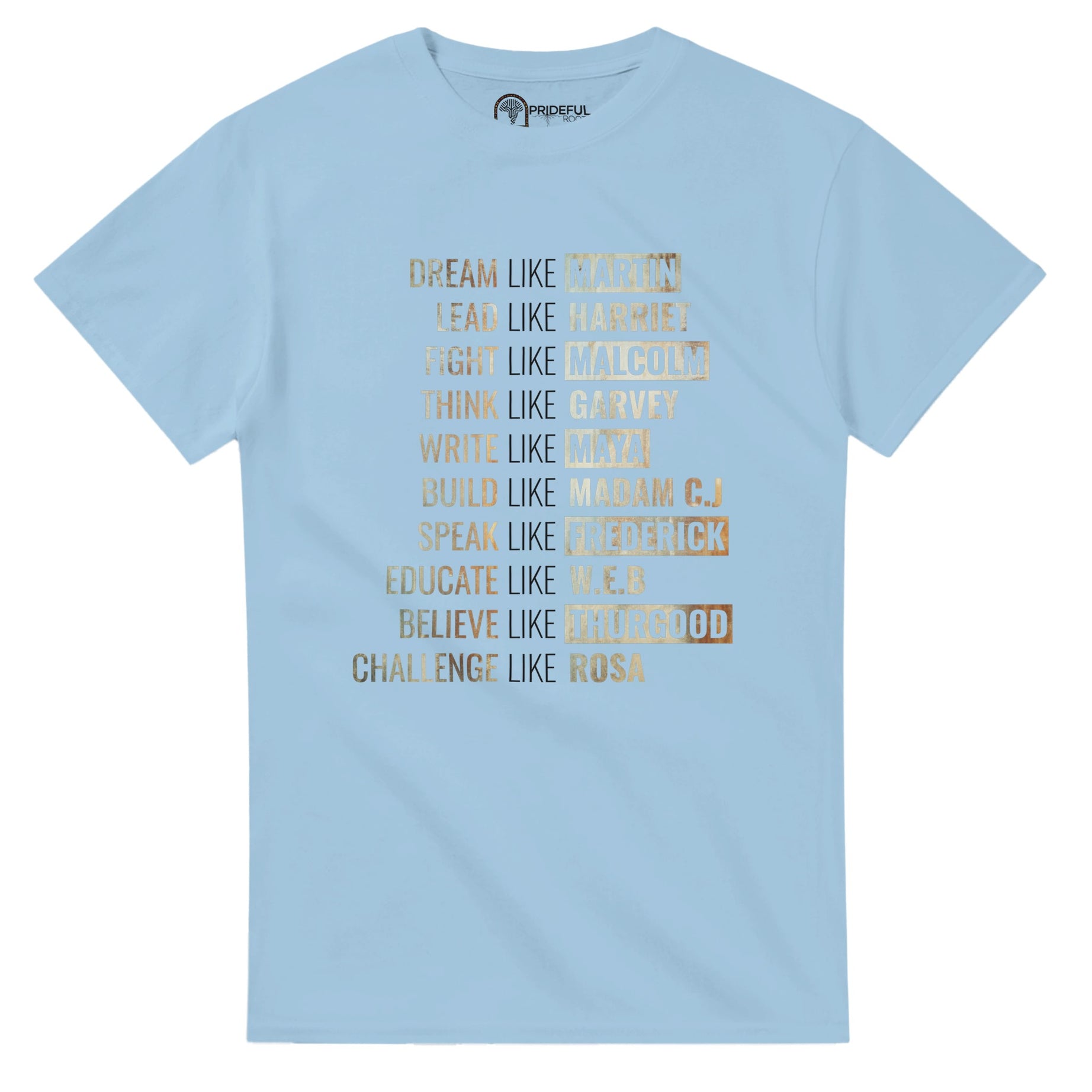 Legacy of Leaders: Dream, Lead, Inspire T-shirt For Men & Women - Prideful Roots