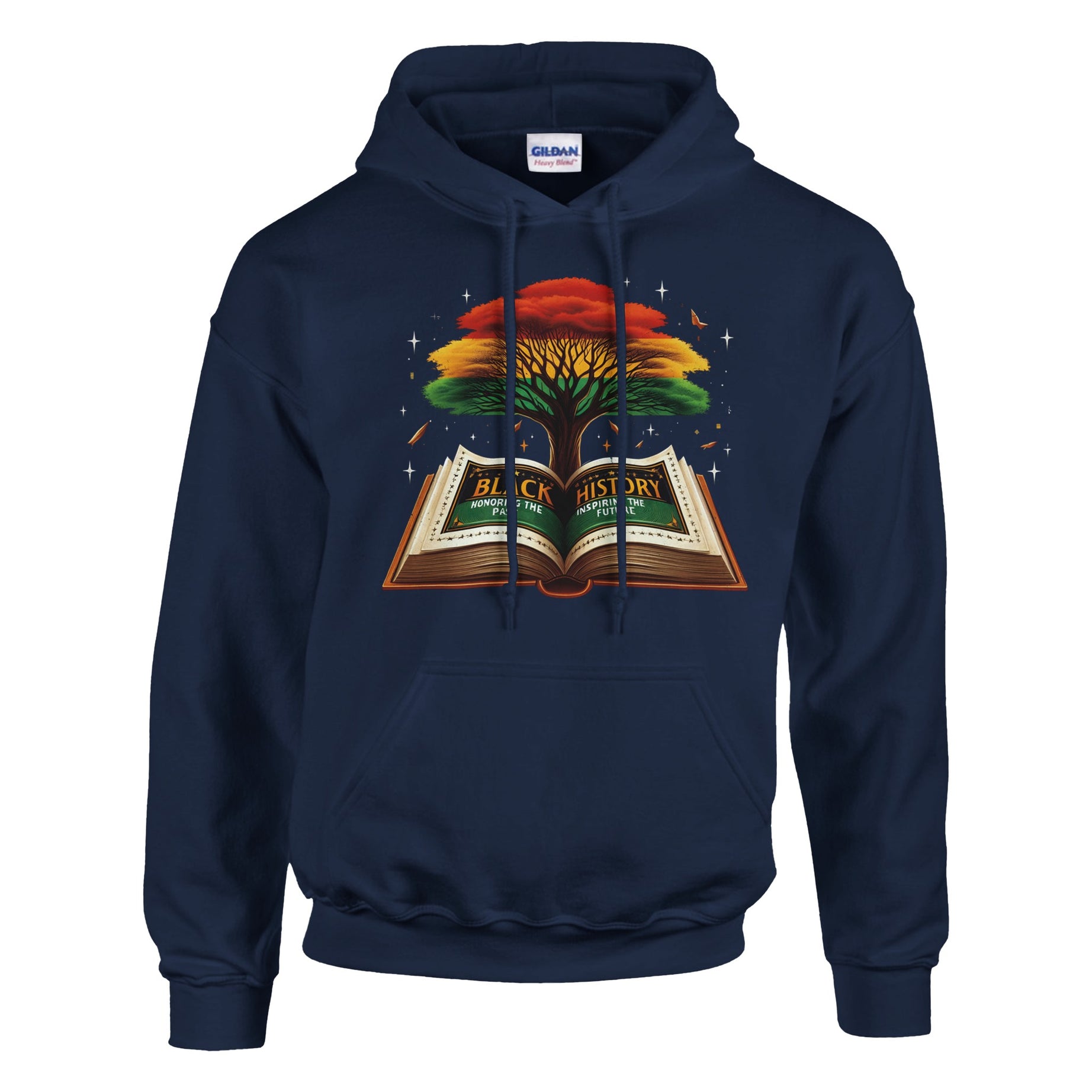 Black History Book & Tree Hoodie For Men & Women - Prideful Roots