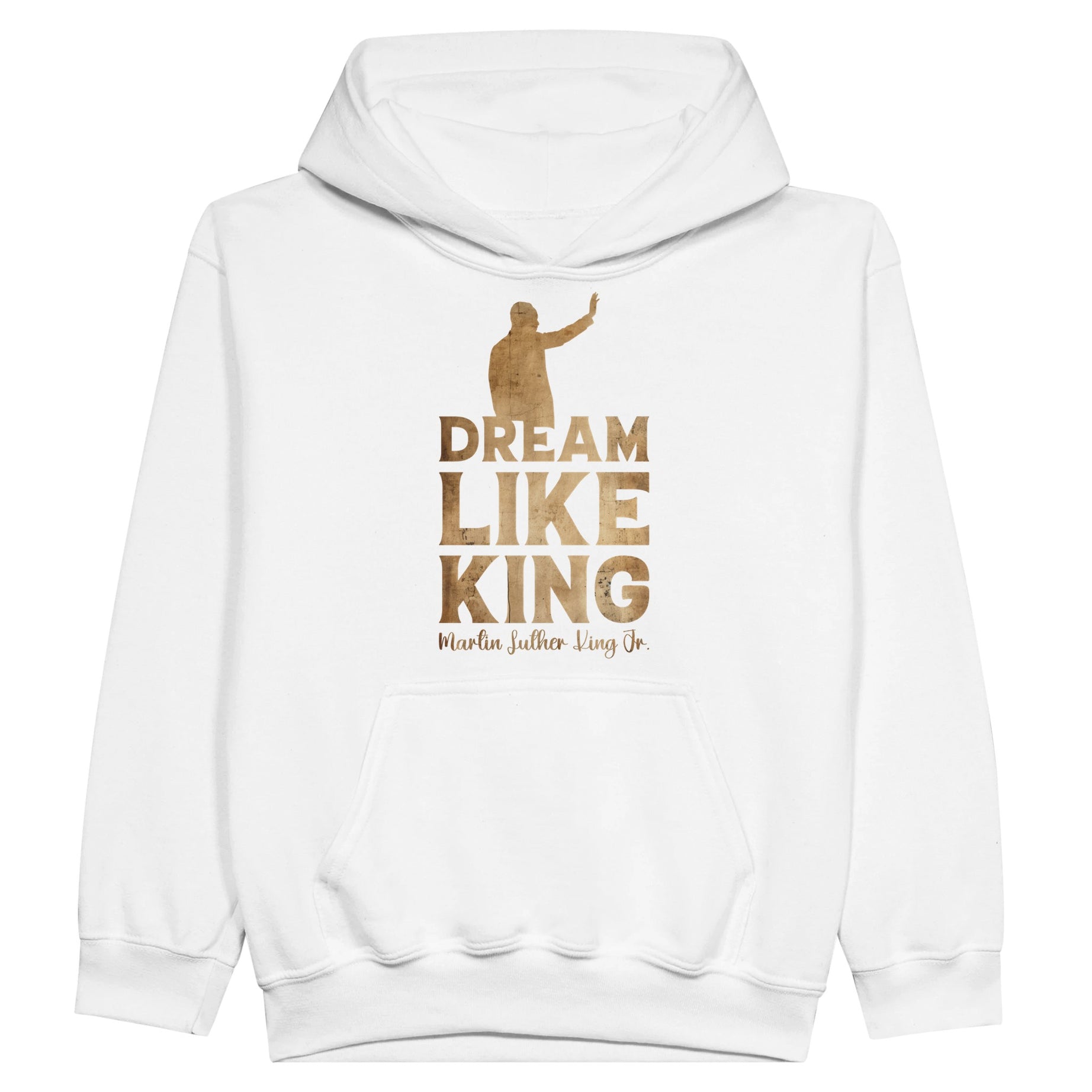 Dream Like King MLK’s Vision | Black History Icon Hoodie For Kids - Prideful Roots