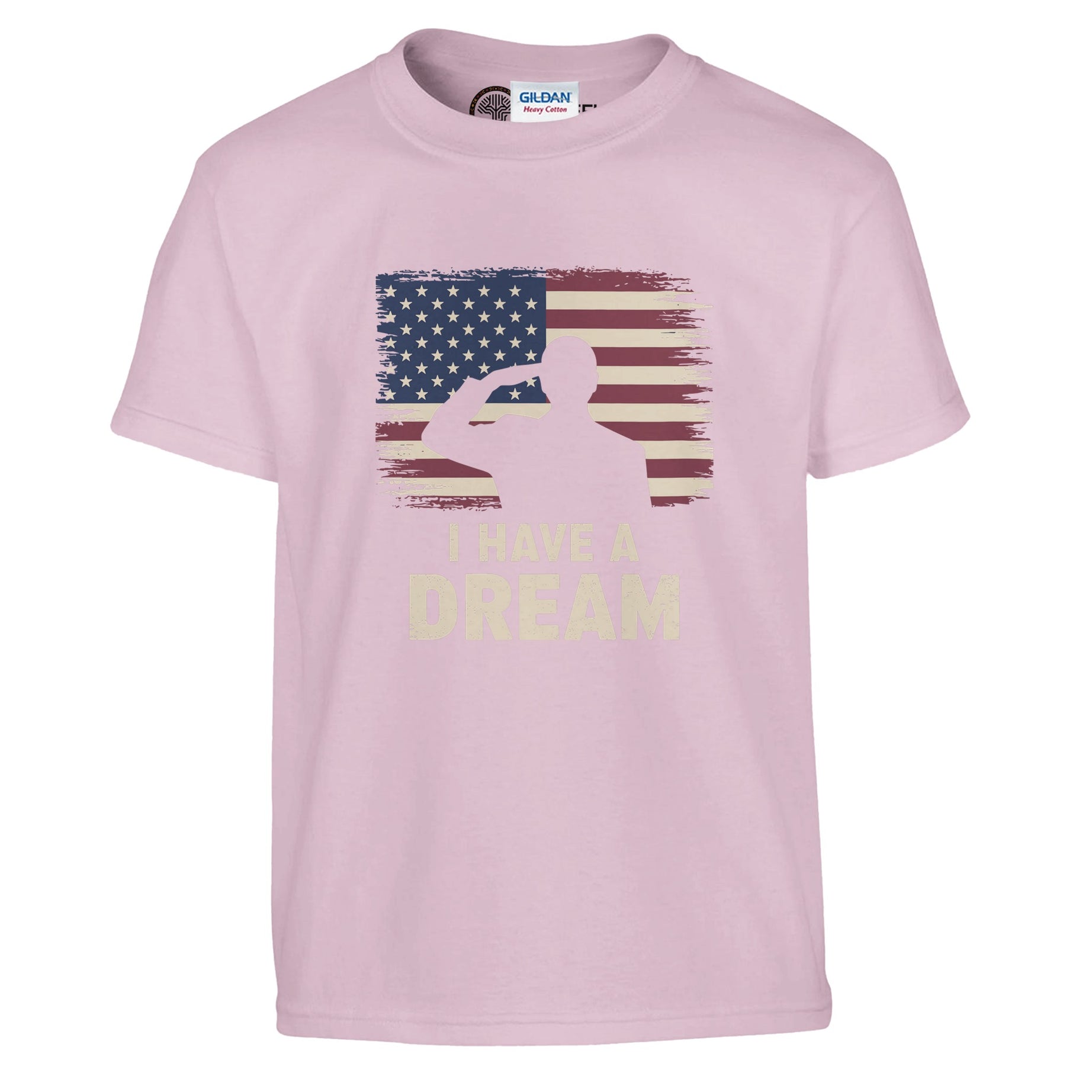 Patriot's Salute to MLK's Dream T-shirt For Kids - Prideful Roots